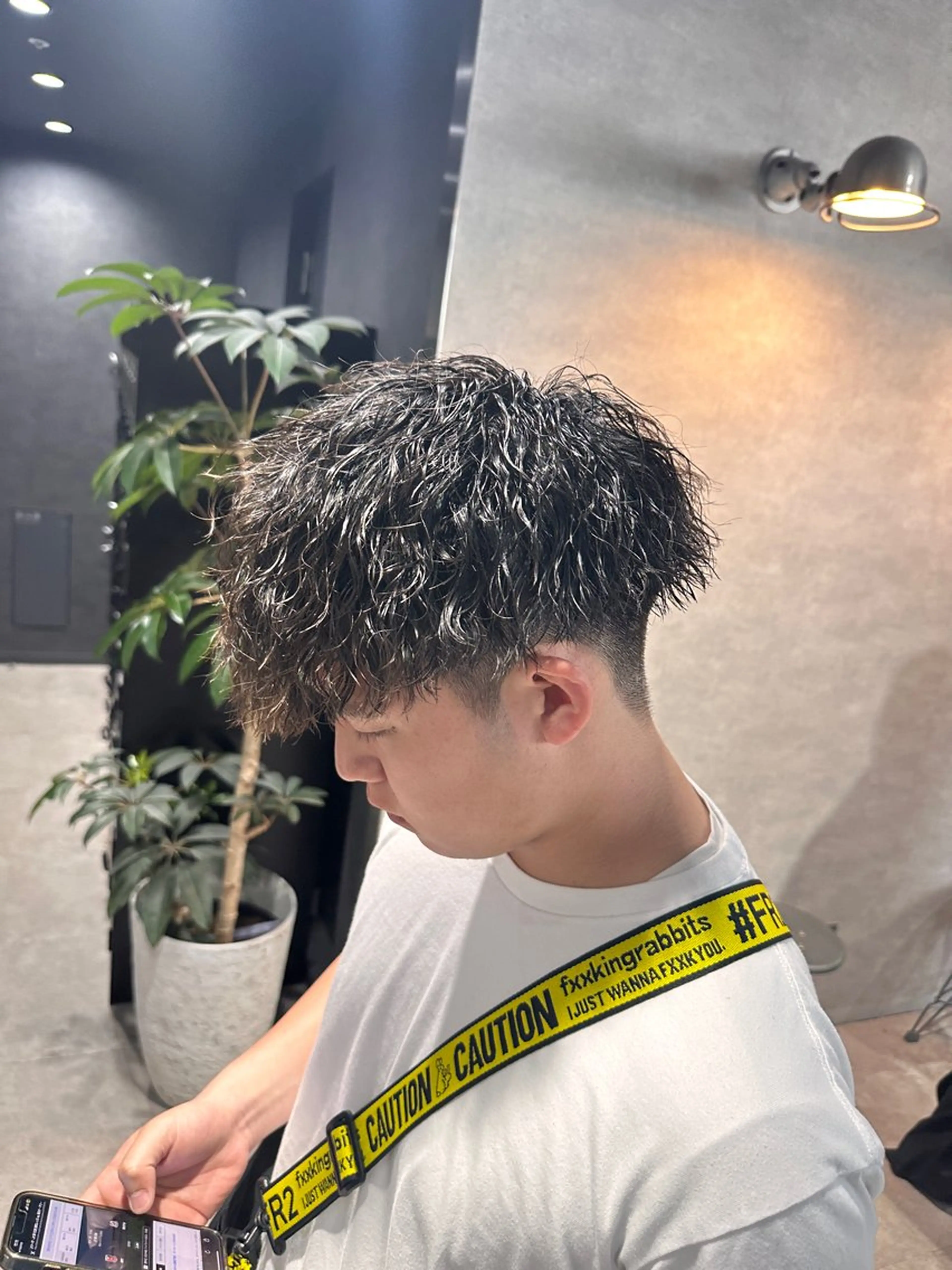 ショート パーマ メンズ 【メンズサロン】 BLUCK 横浜のヘアスタイル
