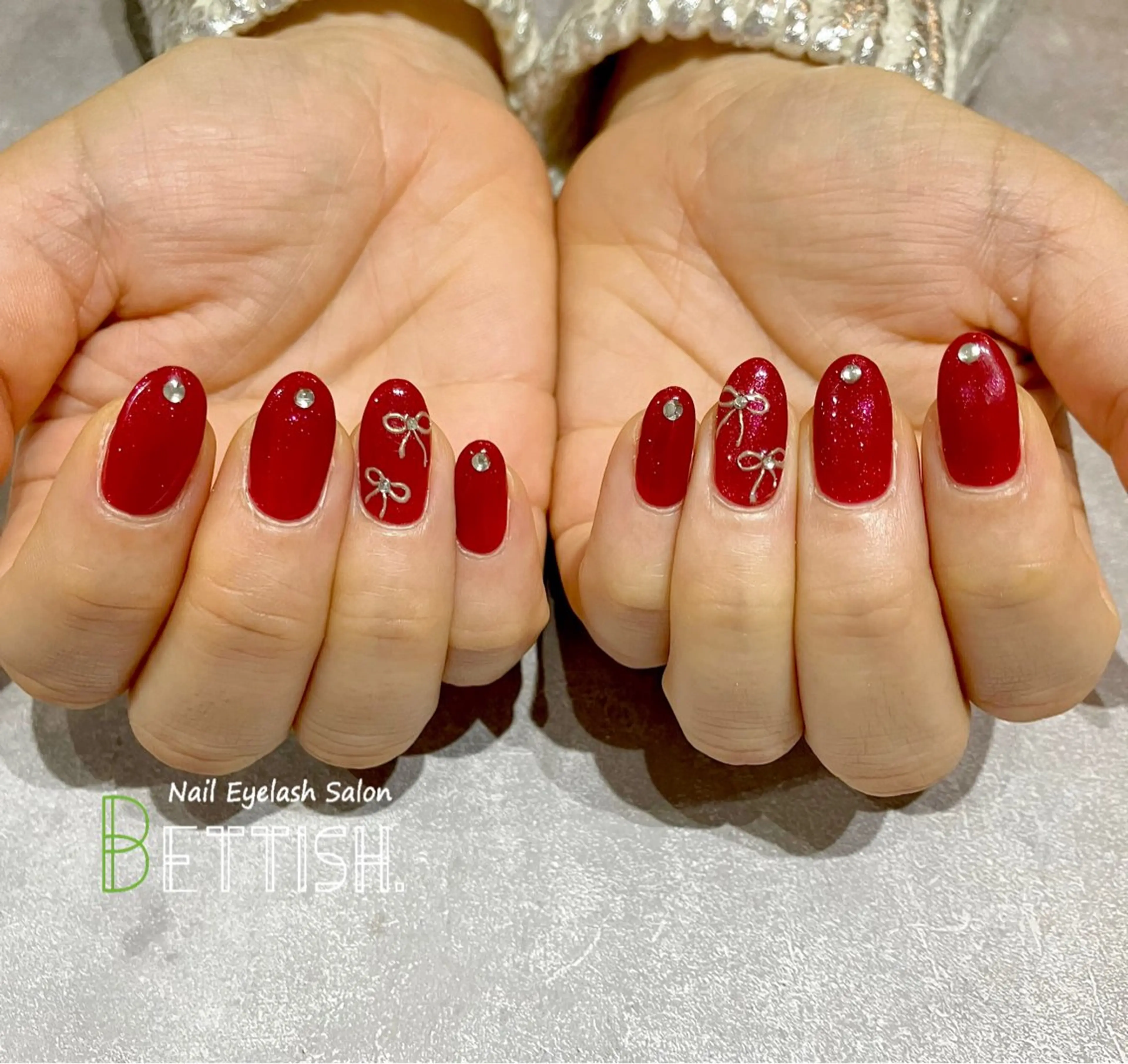 ネイル 赤色 ハンドネイル BETTISH. KUMIKO☺︎︎のネイルデザイン