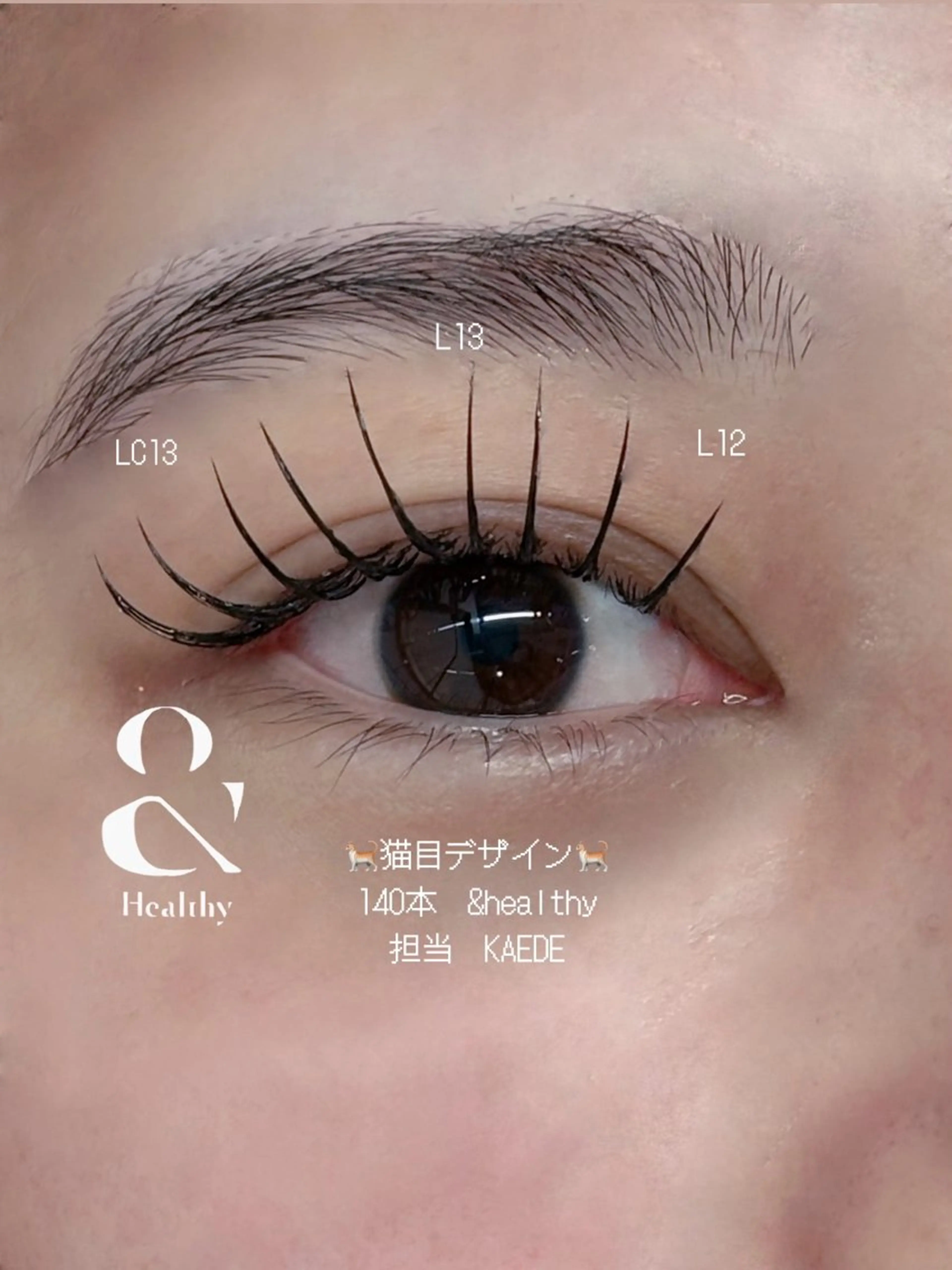 マツエク・マツパ Lカール 🍙WOLTOKYO 🍙 カエデのマツエク・マツパデザイン