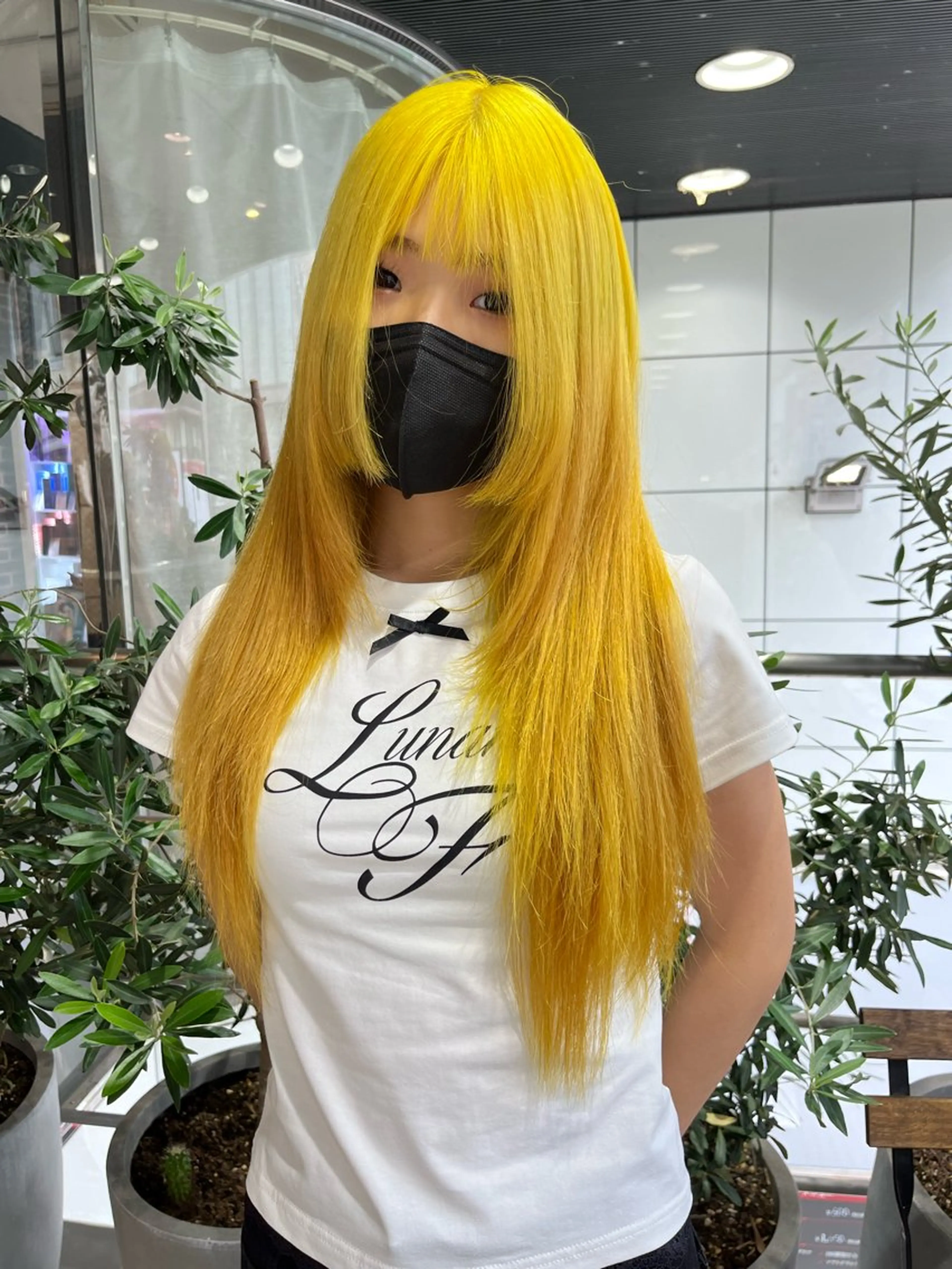 ロング カラー 💖デザインカラー/ タダ ハナカ💖のヘアスタイル