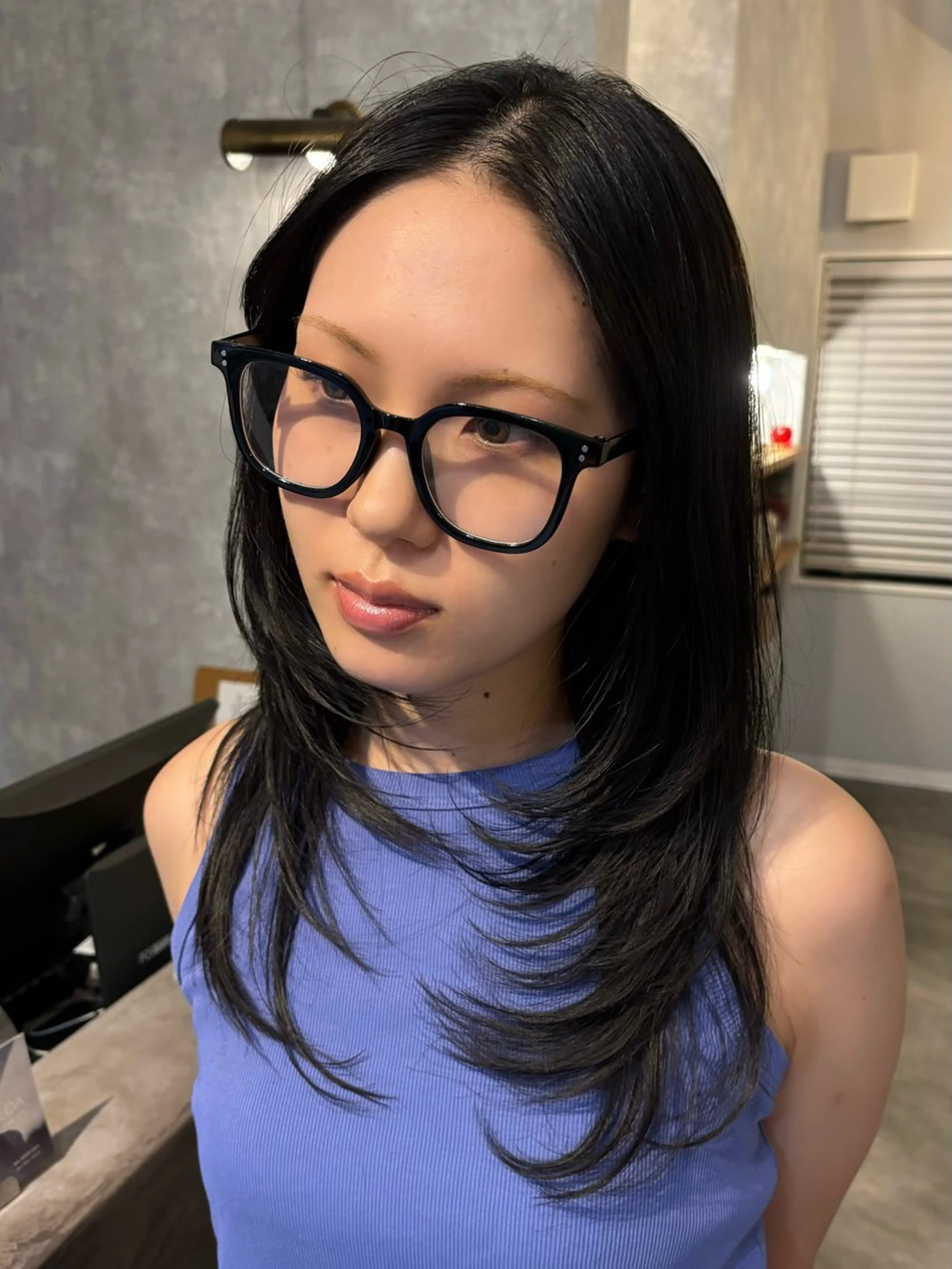 セミロング カラー Matsubara asuka  ☪︎のヘアスタイル