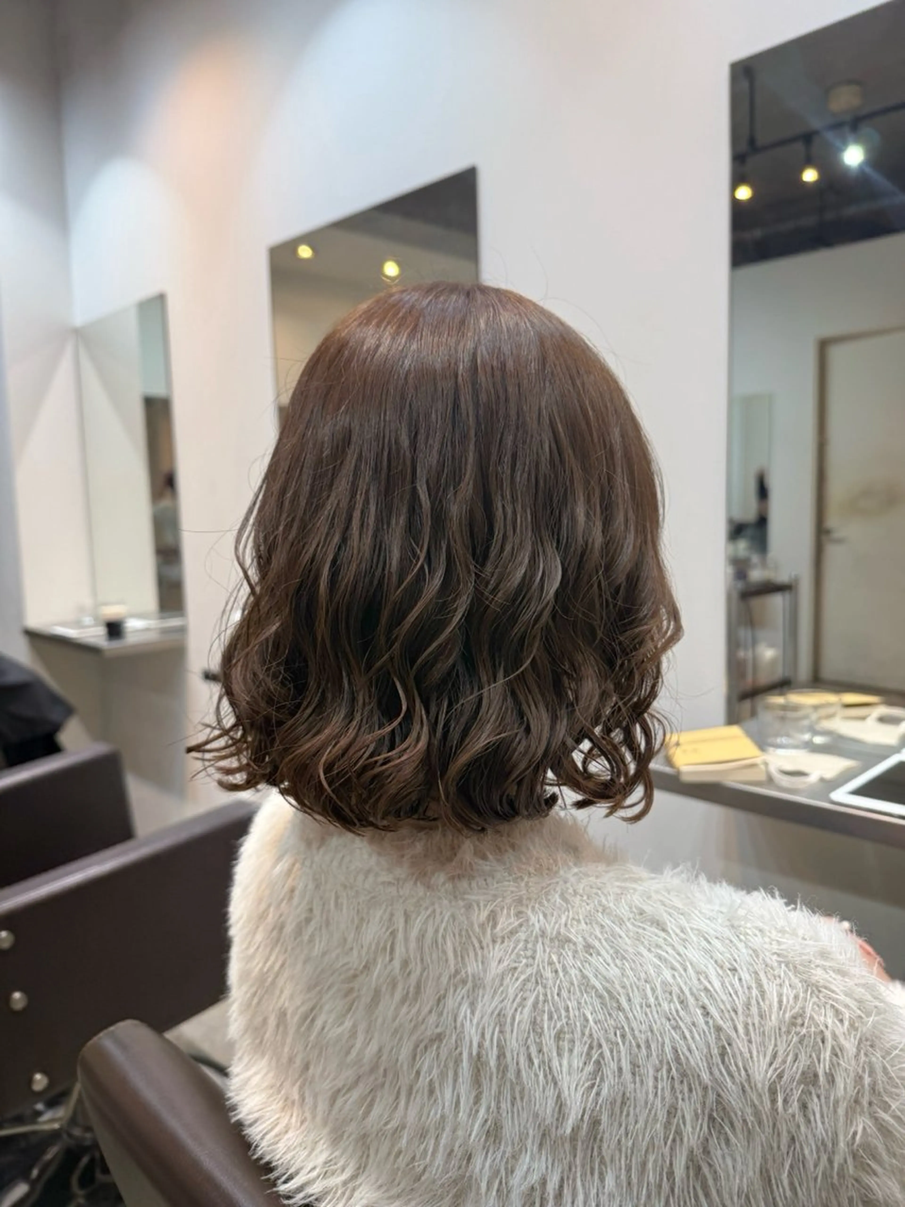 ミディアム デジタルパーマ/ ウェーブパーマ/神野のヘアスタイル