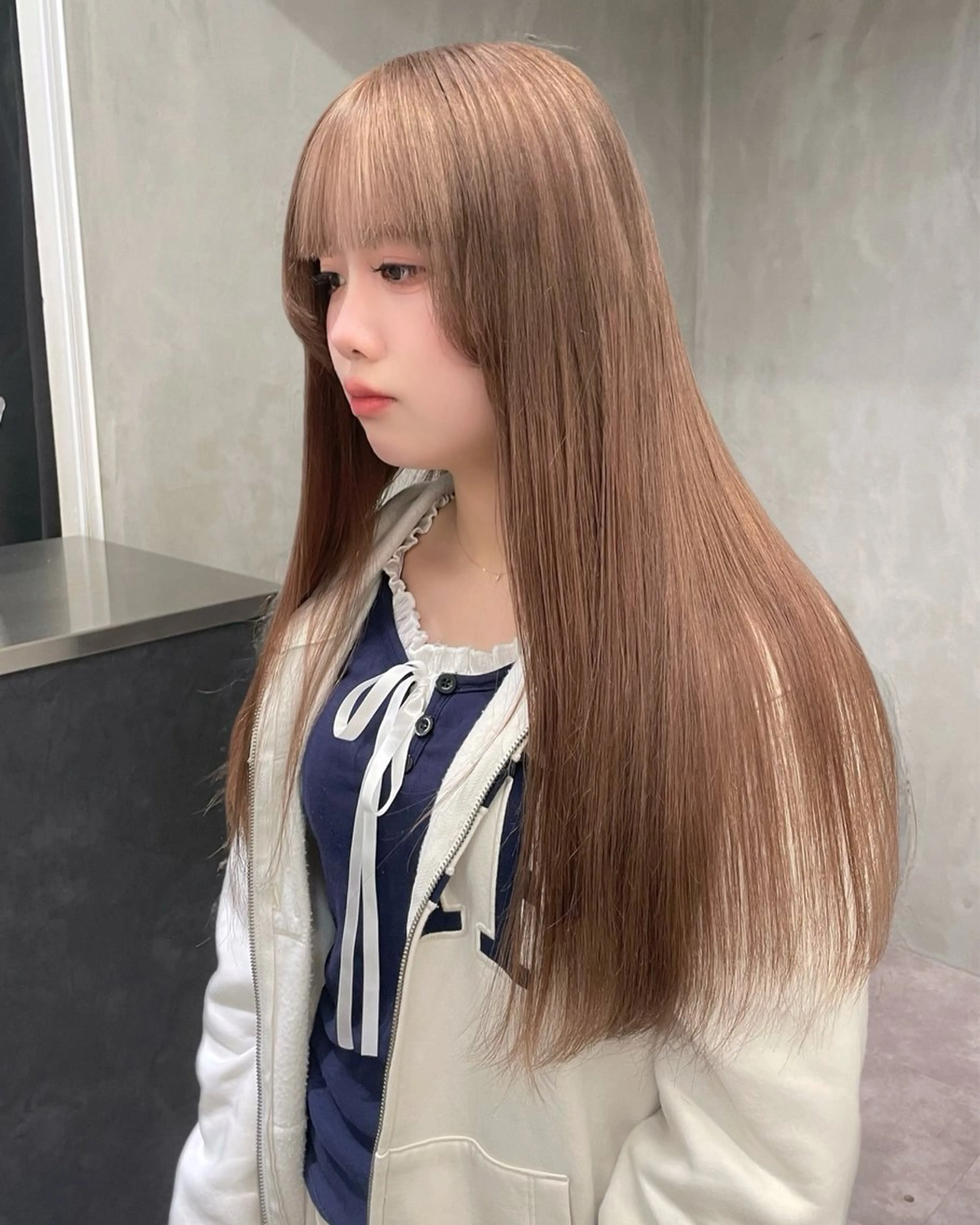 ロング ヘアカラー 心斎橋/ハイトーン/ airi⠀のヘアスタイル