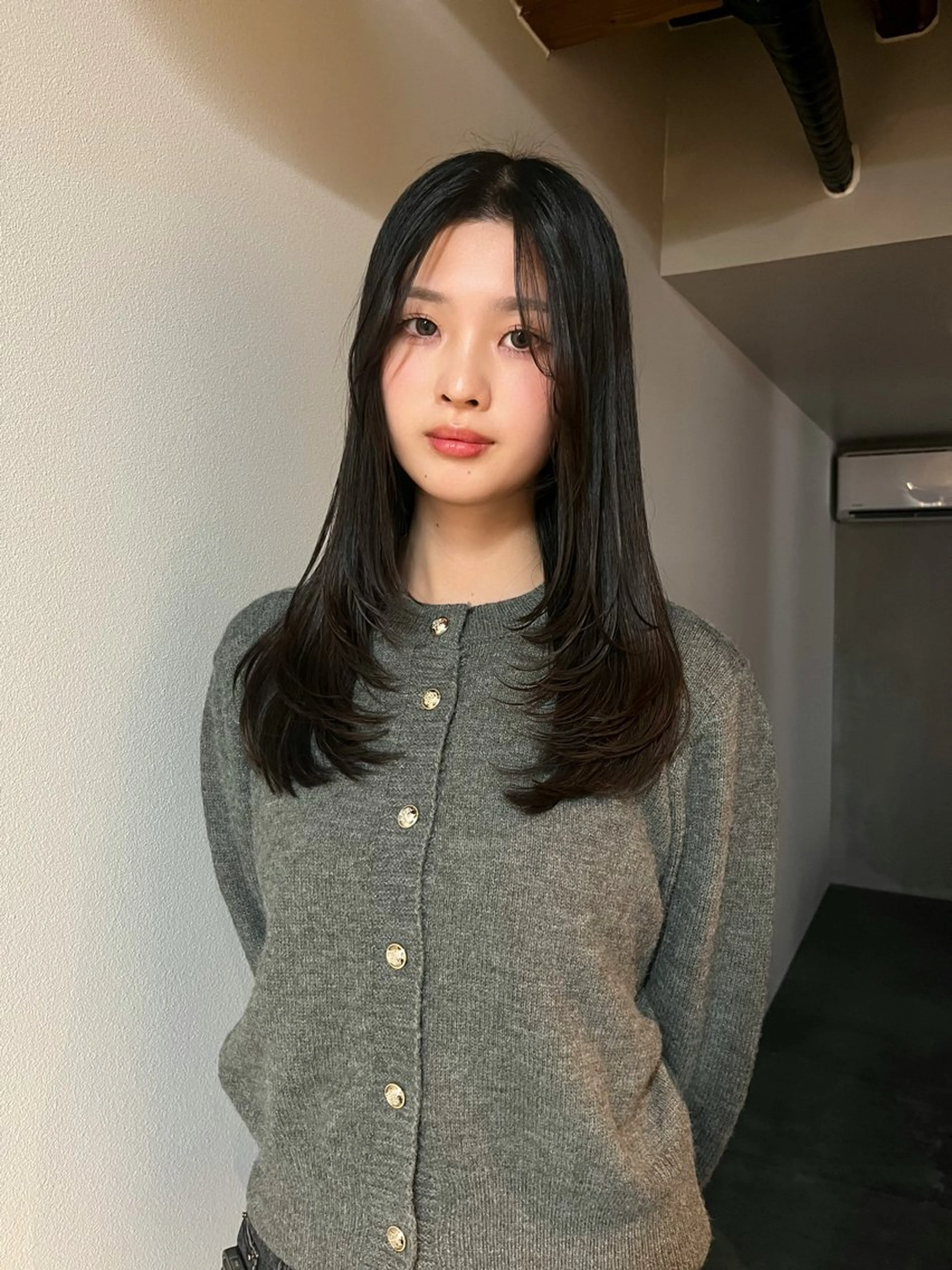 ロング レイヤーカット カット 三浦 ふたばのヘアスタイル