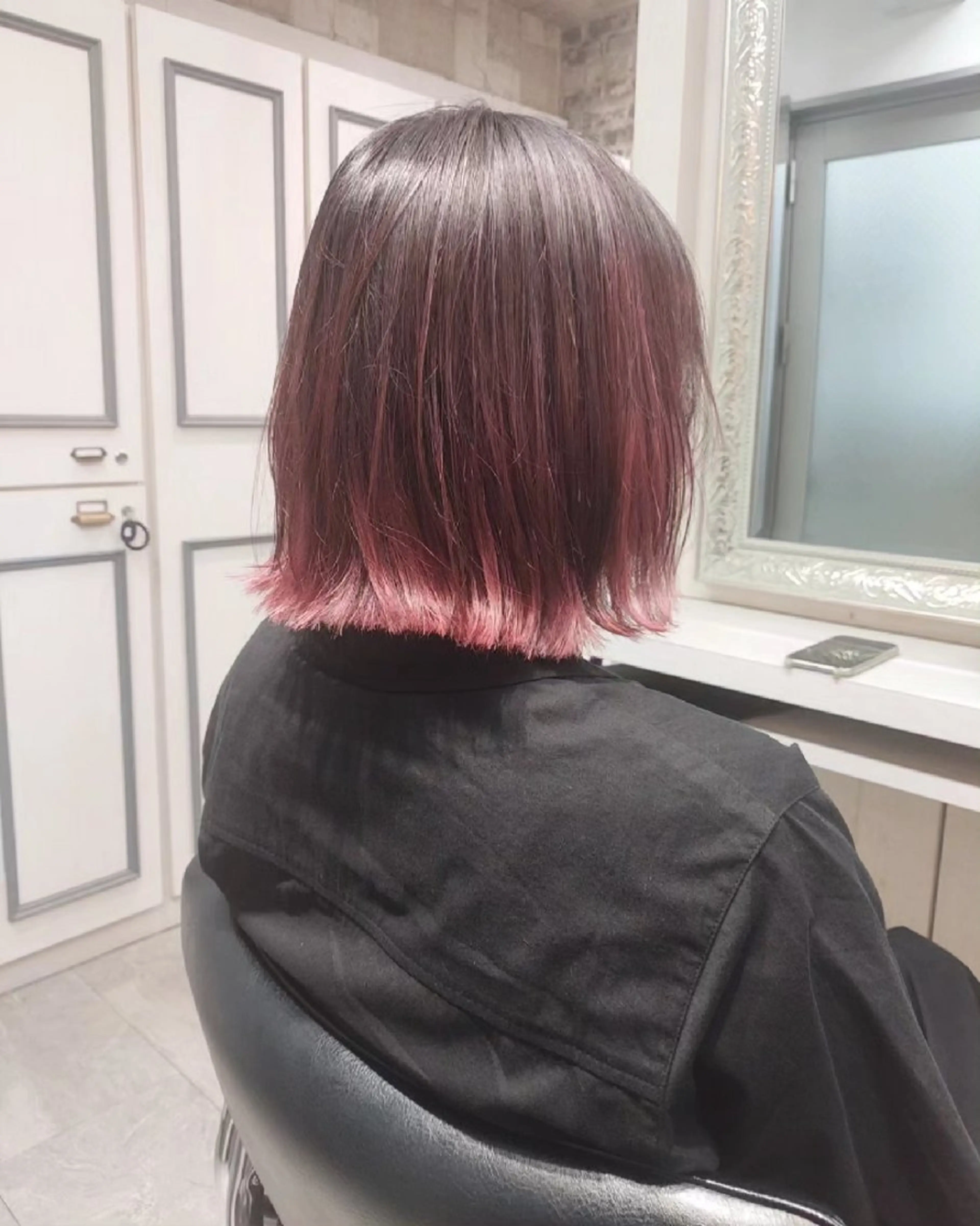 ミディアム カラー グラデーションカラー ピンクカラー ヘアカラー トリートメント ブリーチ・ハイトーン 特化🎉内山のヘアスタイル