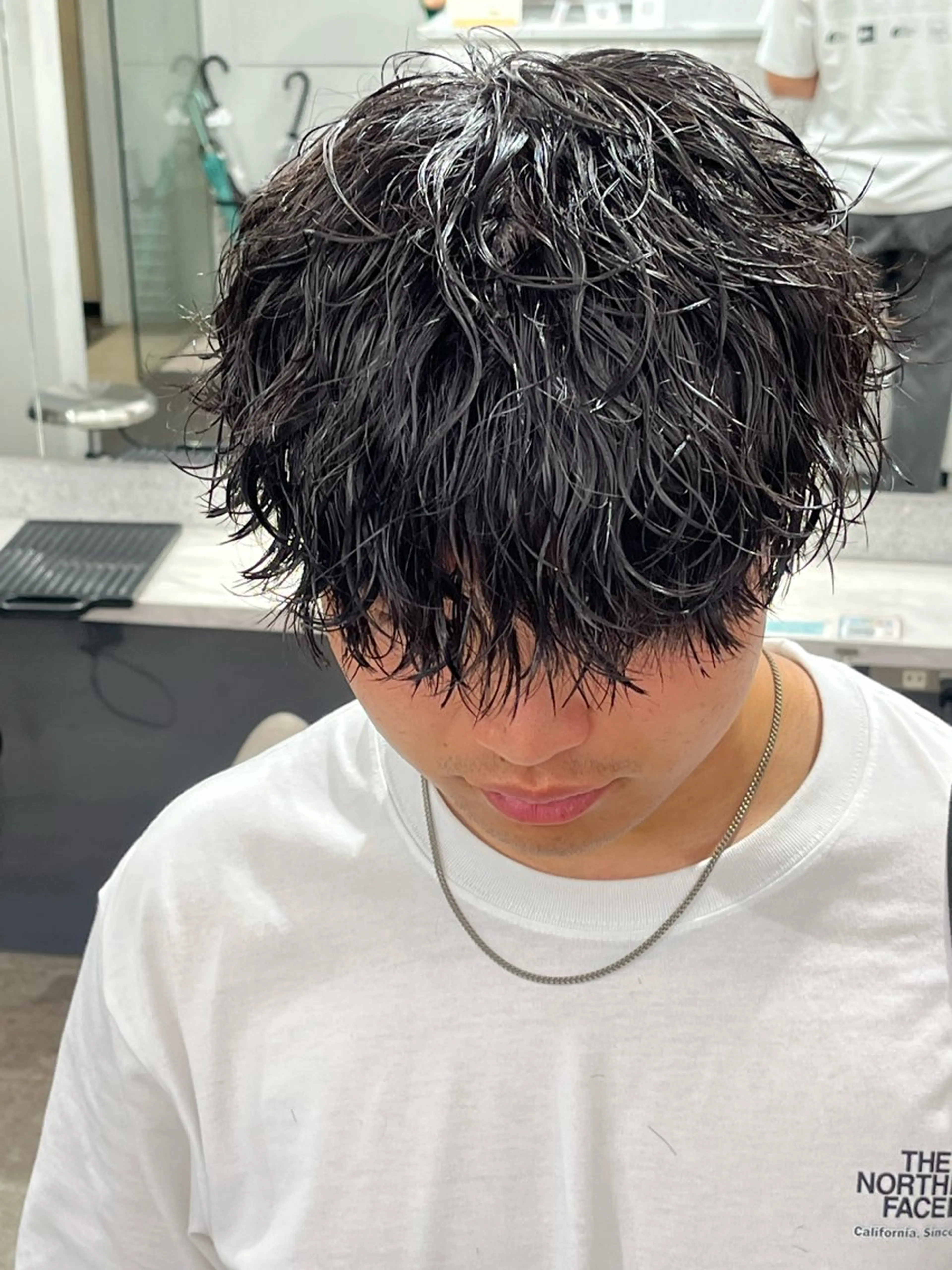 パーマ メンズ カット パーマ 🍐シャドウパーマ メンズ特化/守岡🍐のヘアスタイル