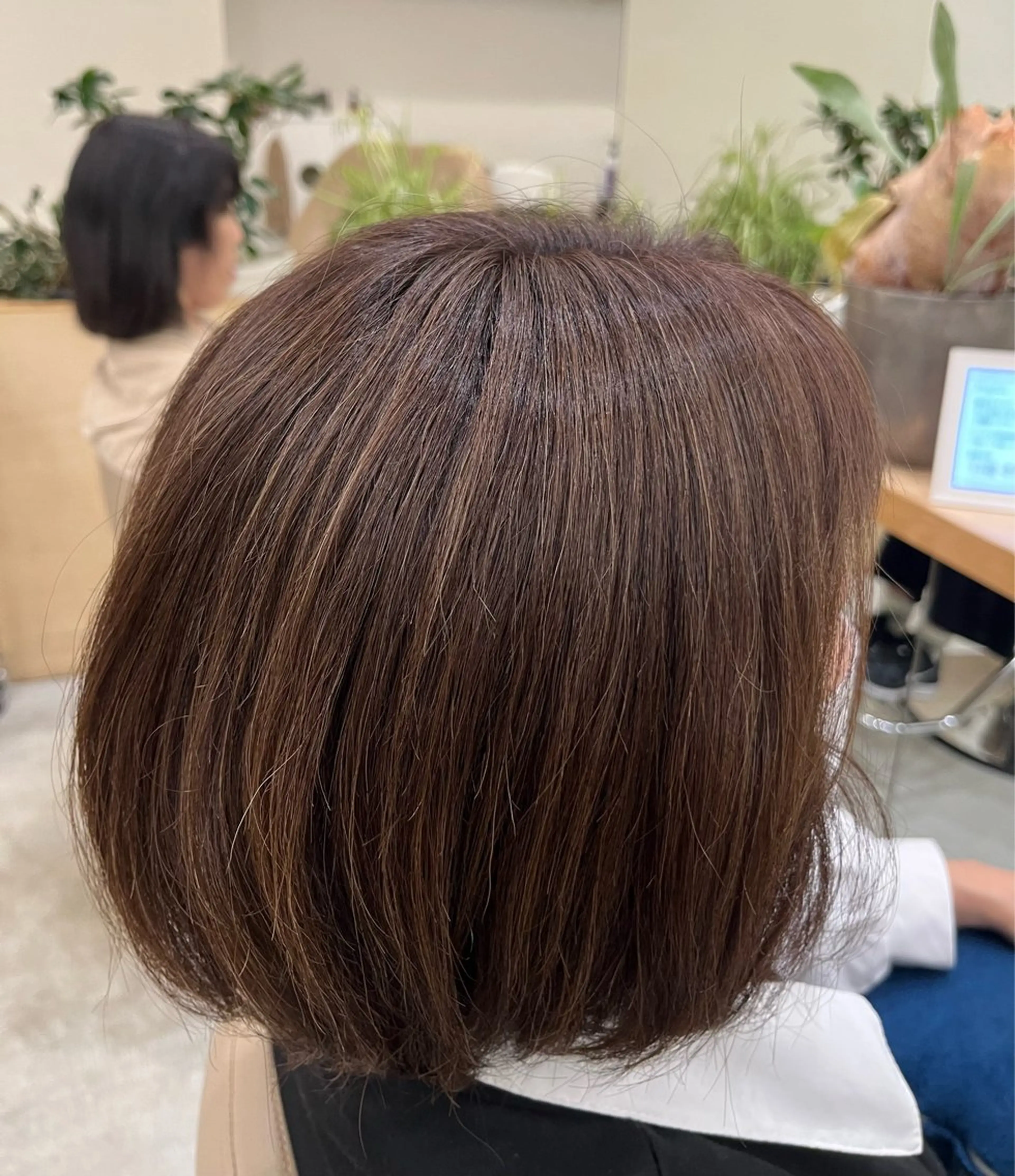 ☕️📓グレーカラー【白髪染め】※リタッチ➕1stepトリートメント🌸お手軽トリートメントでツヤ感🆙📓☕️の写真