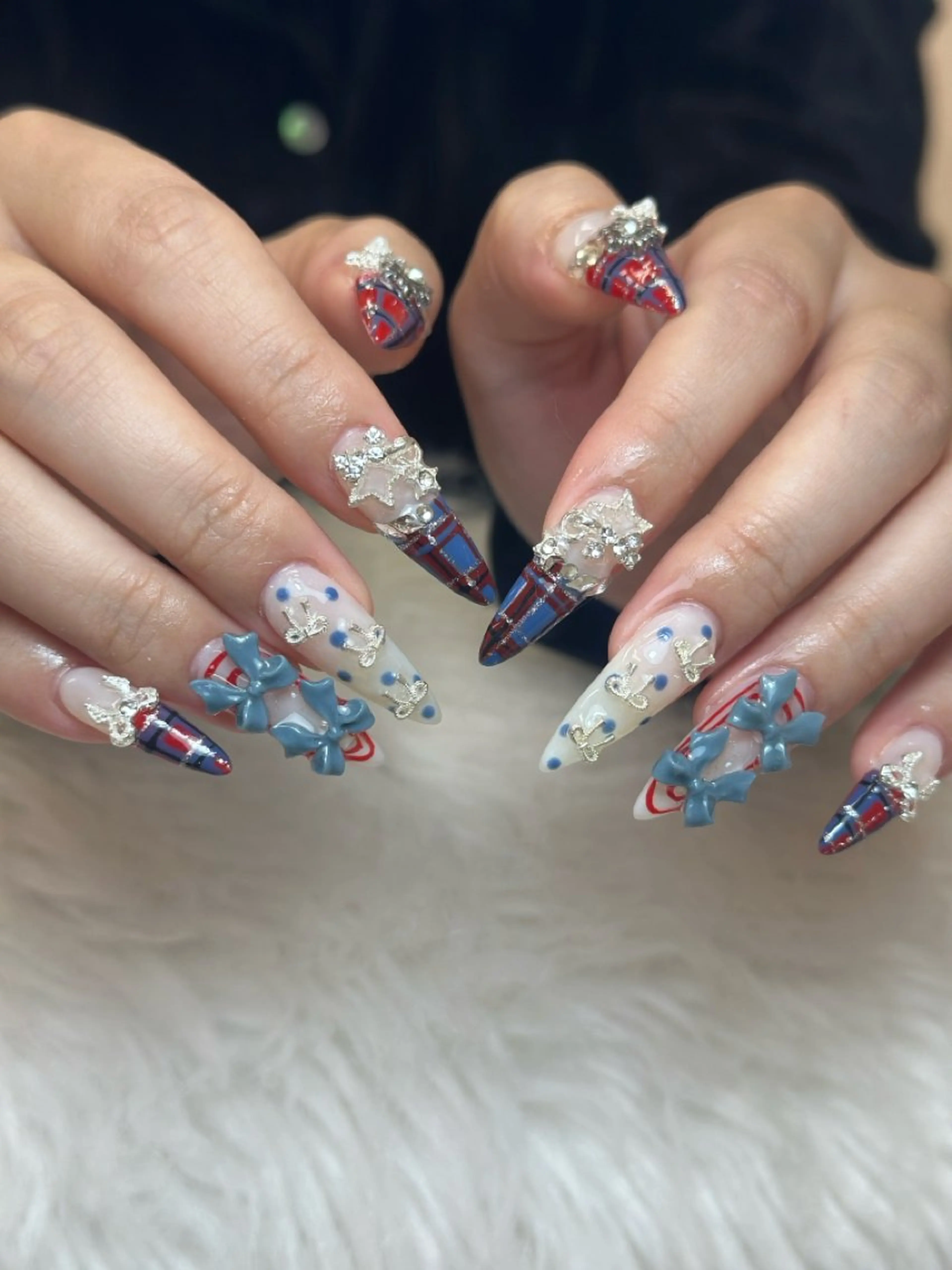 ネイル アートネイル ジェルネイル マグネットネイル ハンドネイル JennNail_ マオのネイルデザイン