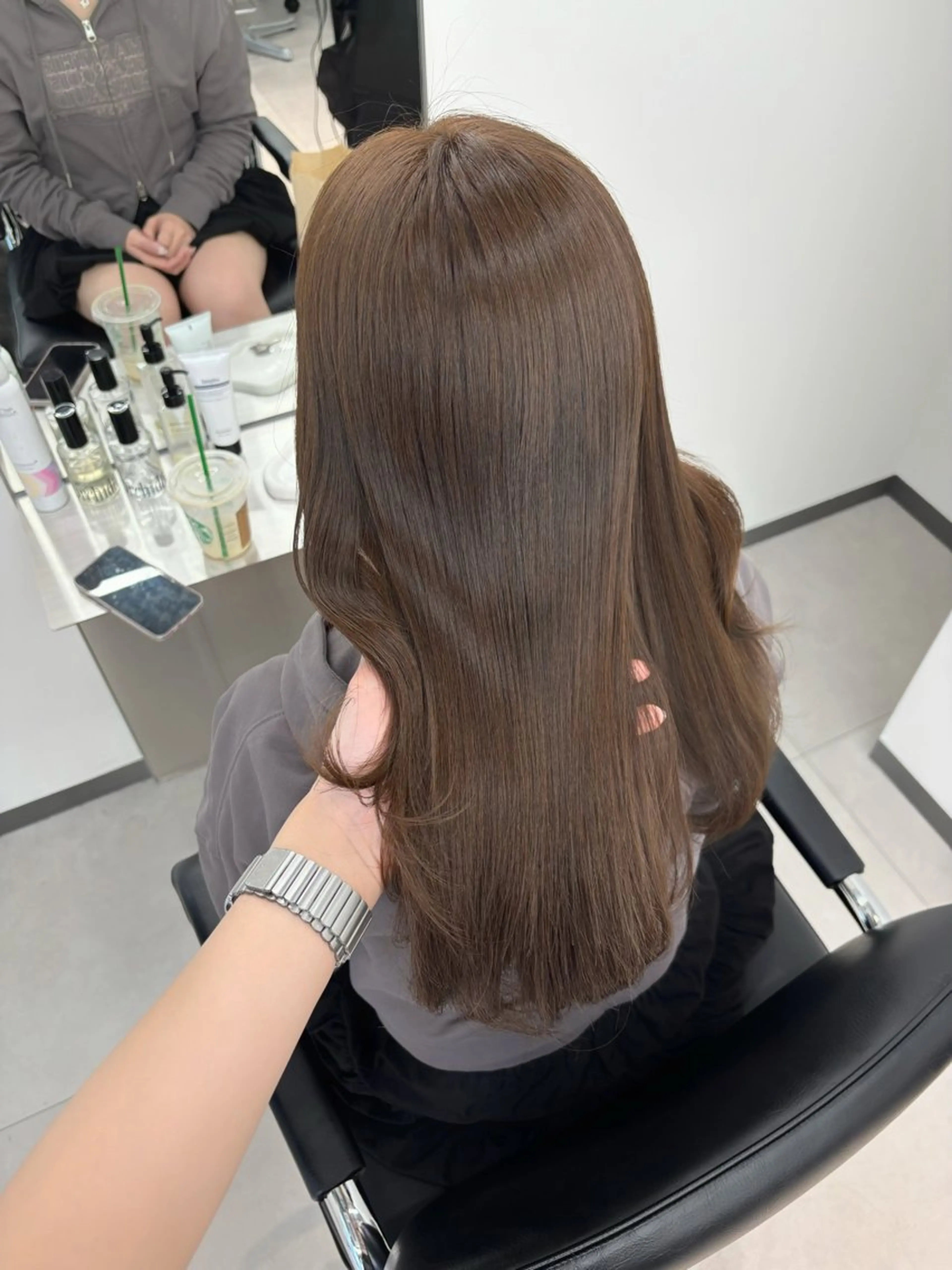 カラー ベージュカラー ブリーチ ブリーチなしカラー ヘアカラー トリートメント 𝗺𝗶𝗸𝘂♡ 似合わせ🎀のヘアスタイル