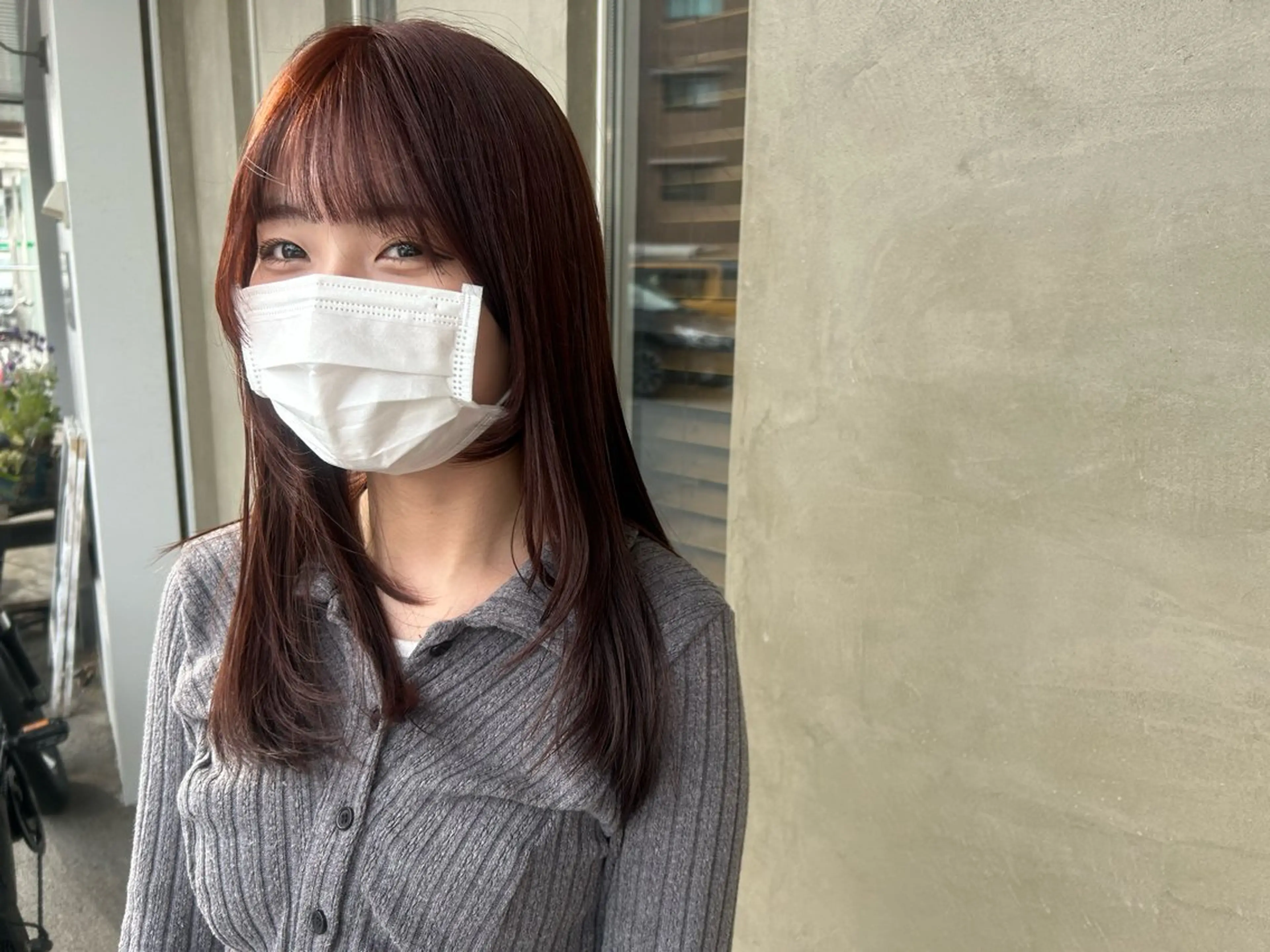 セミロング カラー ブリーチ 透明感カラー 柔らかカラー🥛 mayucoのヘアスタイル