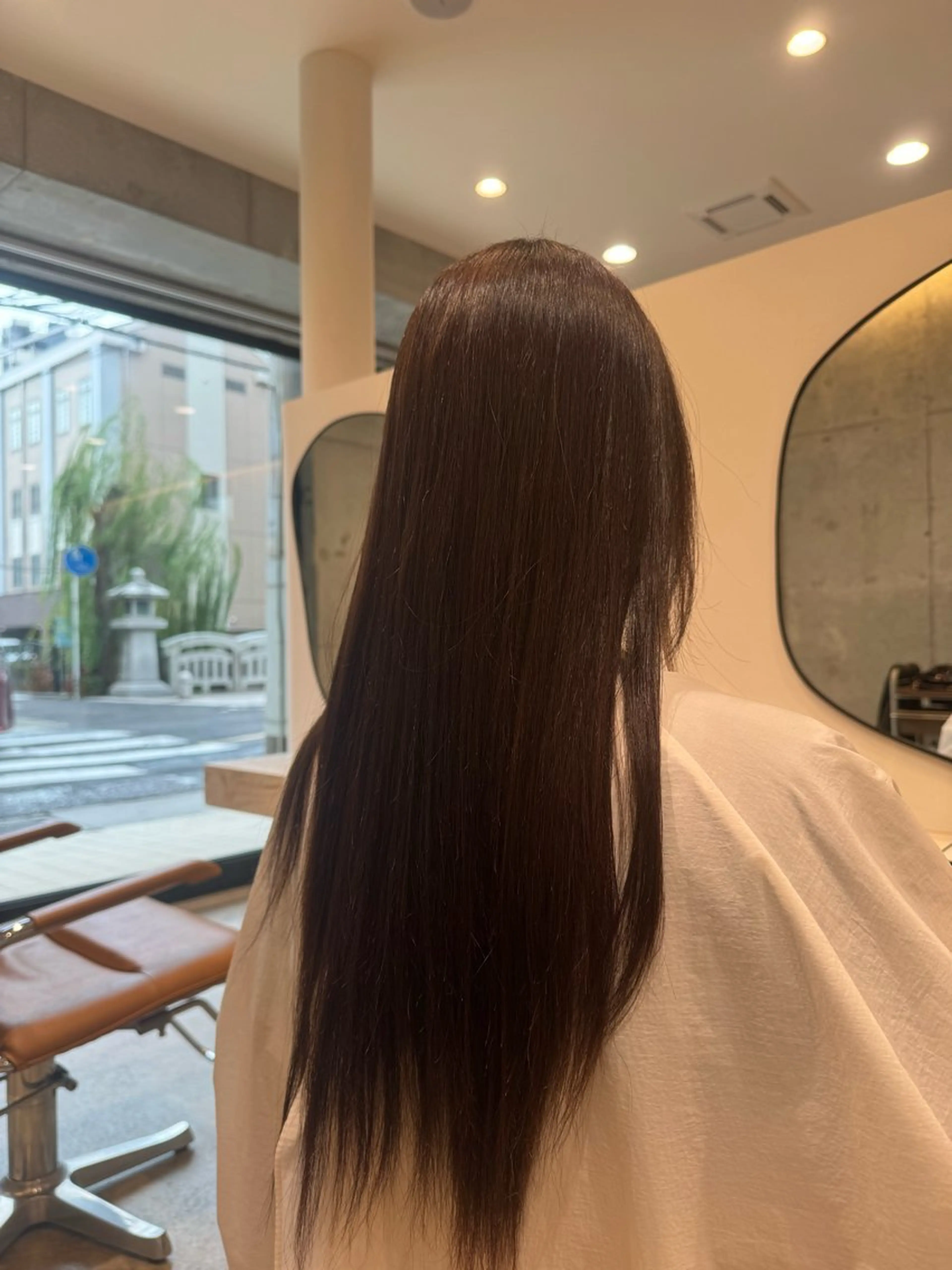 ロング 縮毛矯正 縮毛矯正 陶山 直樹のヘアスタイル