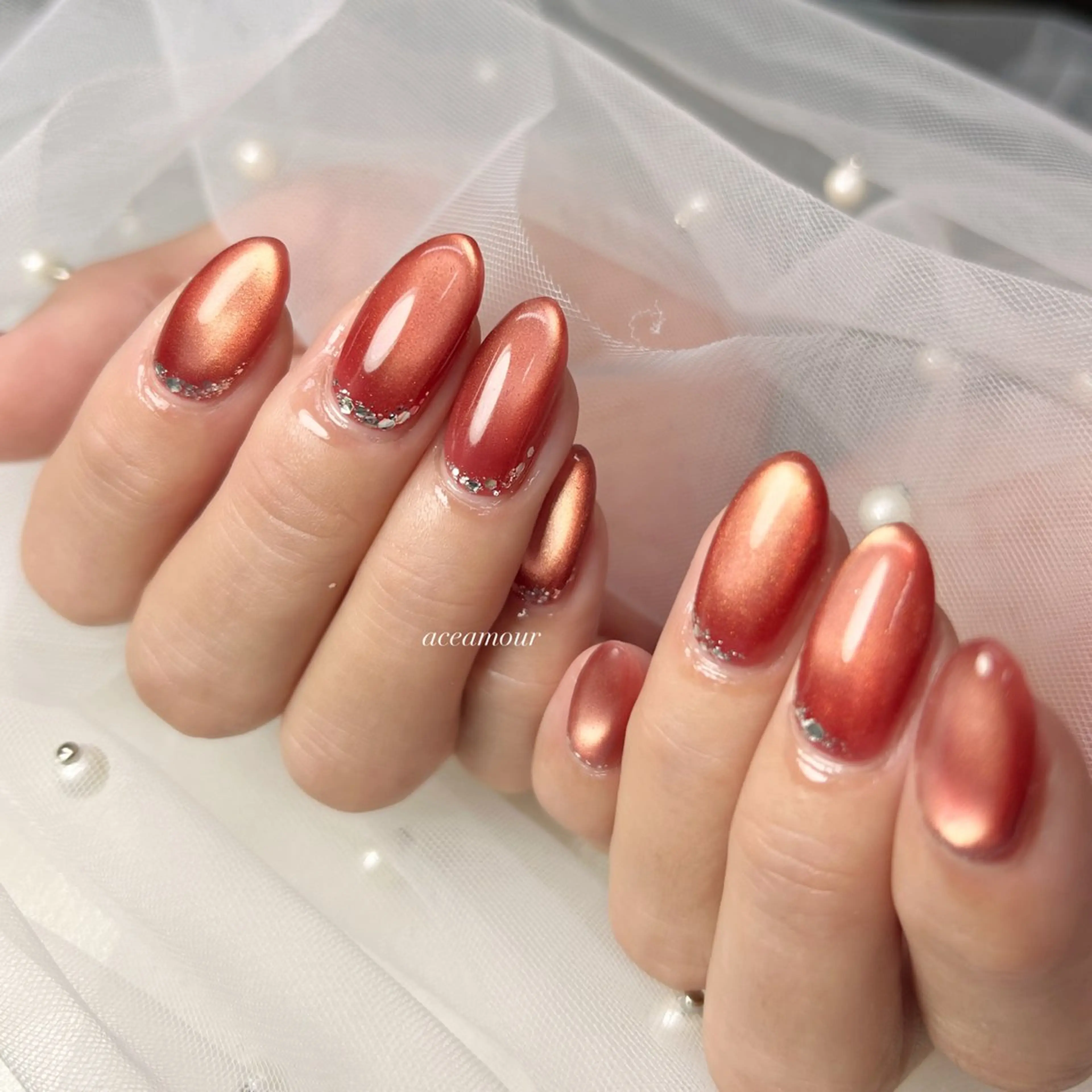 ネイル ハンドネイル ネイル/耳つぼ /新ホワイトニングのネイルデザイン