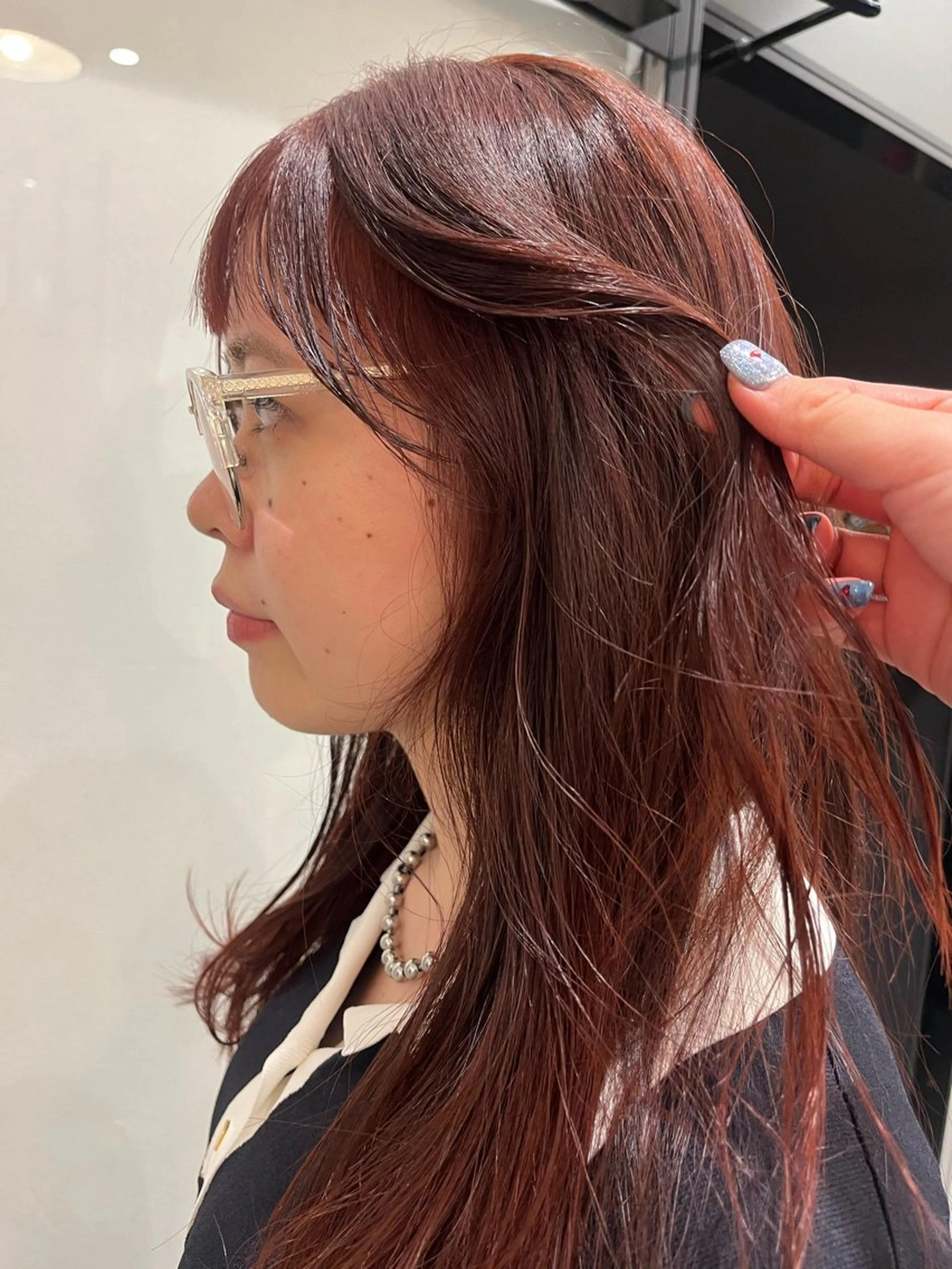 ロング カット ヘアカラー keshiki🦋 Nanaのヘアスタイル