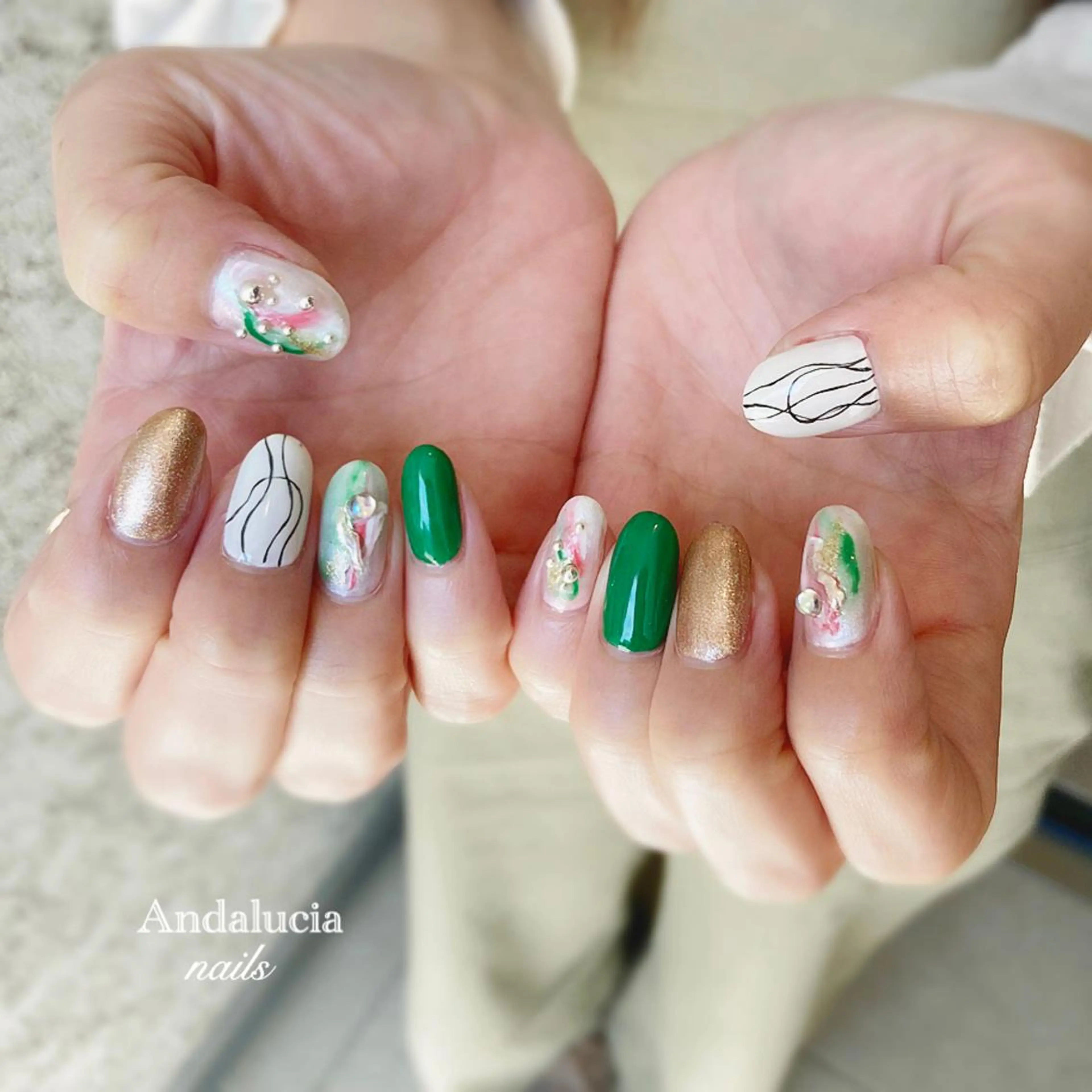 ネイル ハンドネイル Andalucia nailsのネイルデザイン