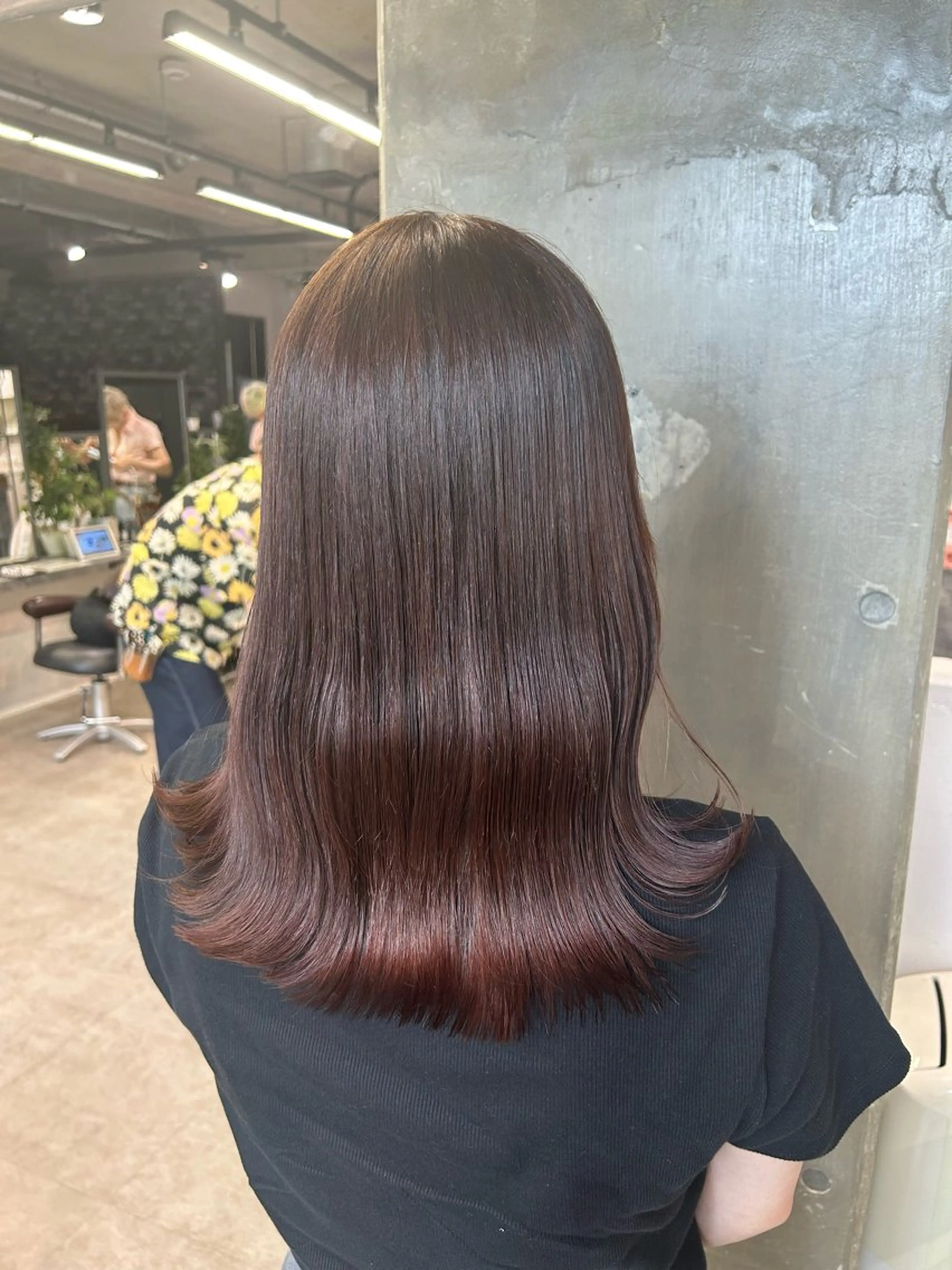 ミディアム カラー ブリーチ ブラウンカラー ブリーチなしカラー 透明感カラー🫧 /有野ひかりのヘアスタイル