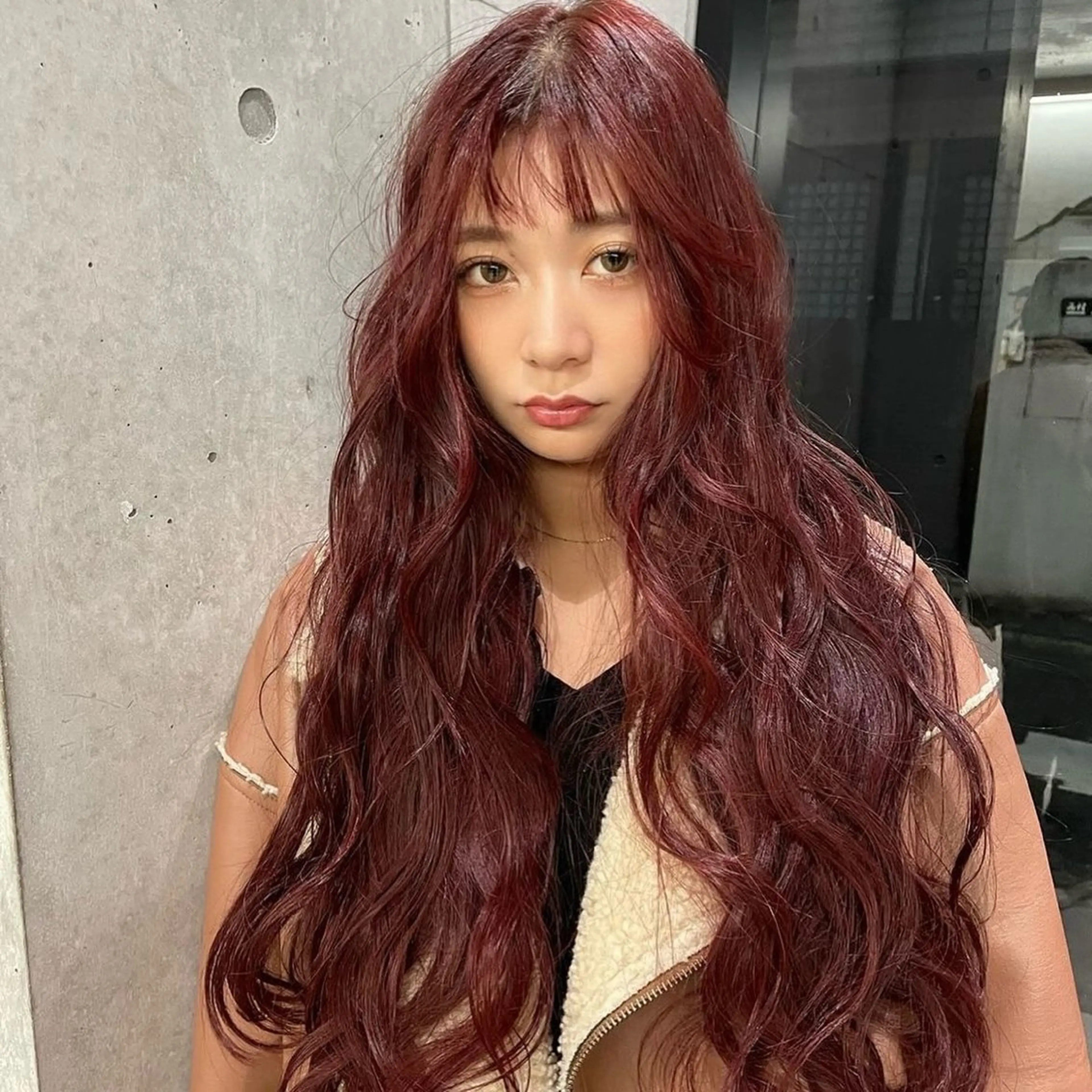 ロング カラー ヘアアレンジ ブリーチ ダブルカラー ブリーチなしカラー ヘアカラー トリートメント ヘッドスパ Mizobe misakiのヘアスタイル