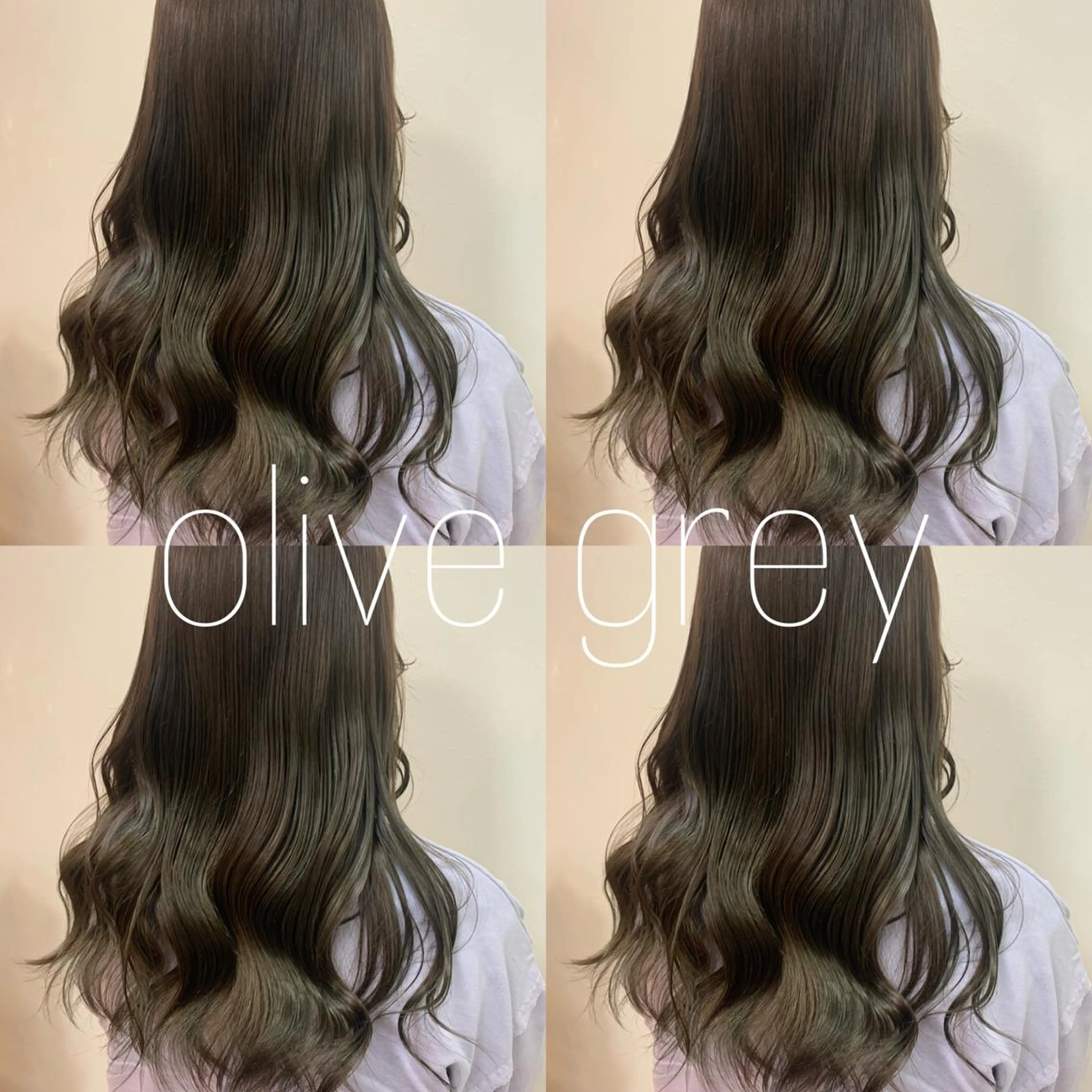 ロング 韓国風ヘア 小澤 志穂のヘアスタイル