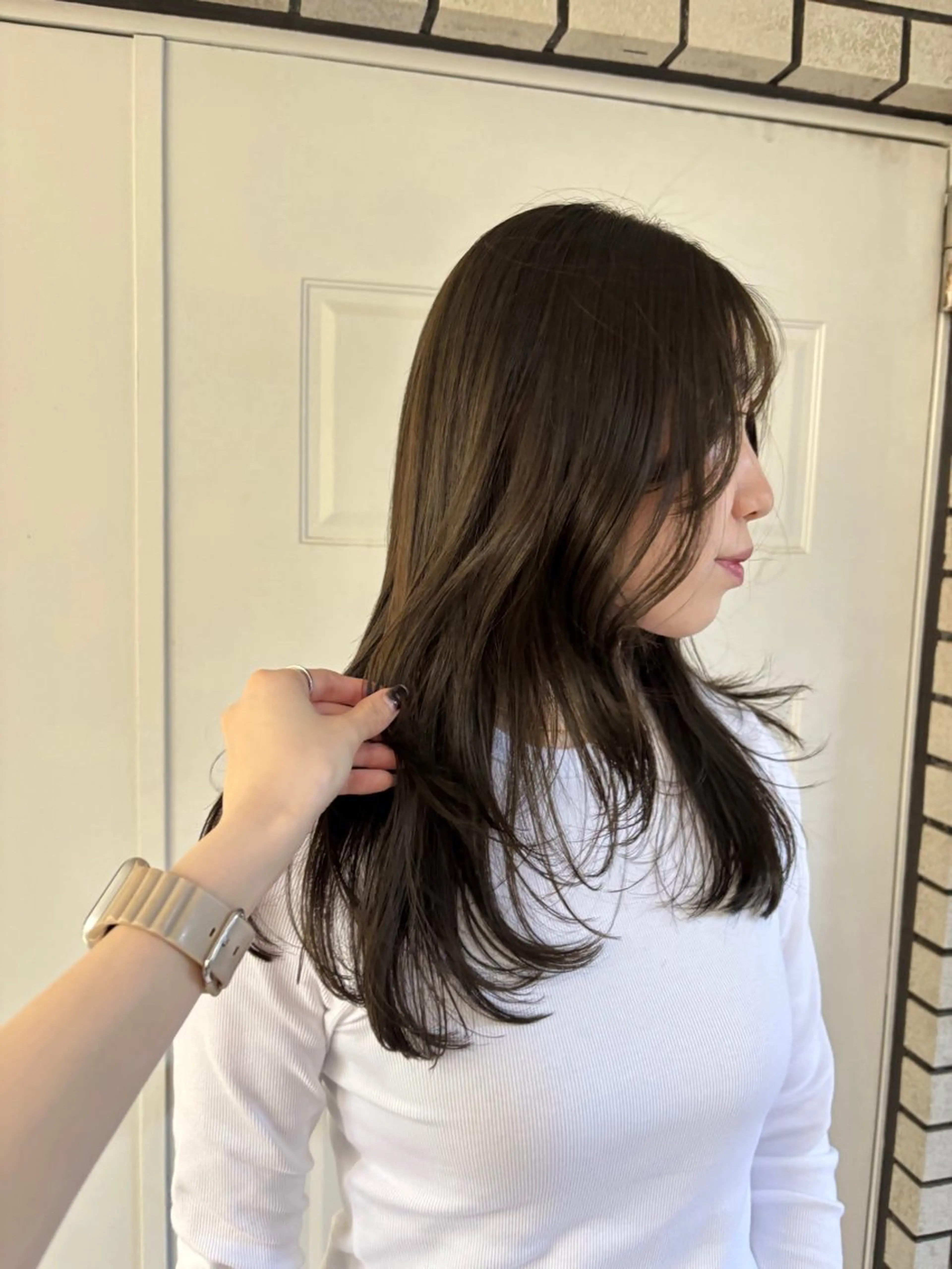ロング カラー カット ヘアカラー トリートメント ボブ&顔まわりレ イヤー♡TOMOE♡のヘアスタイル