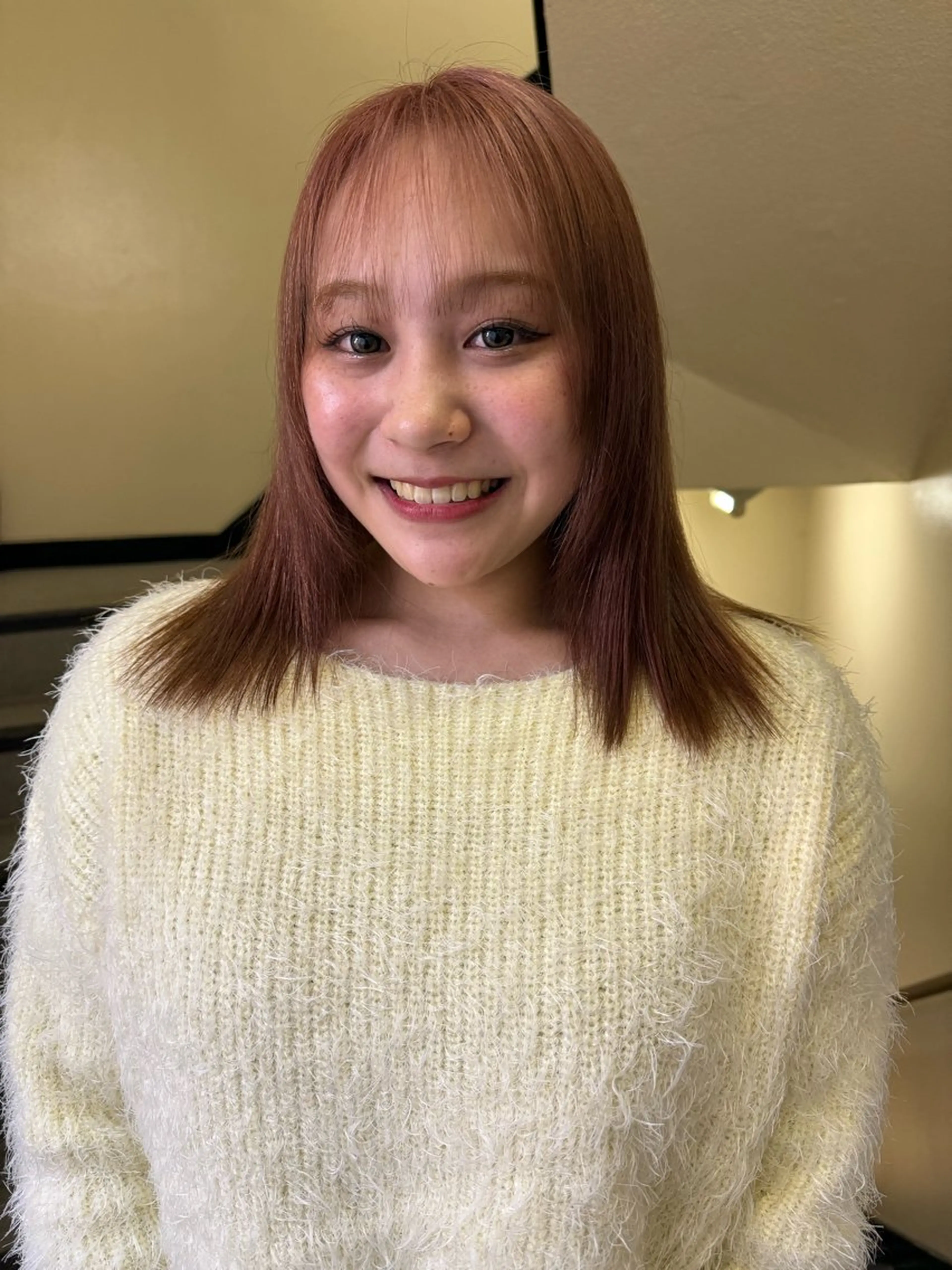 カラー ヘアカラー 寺崎 由衣のヘアスタイル