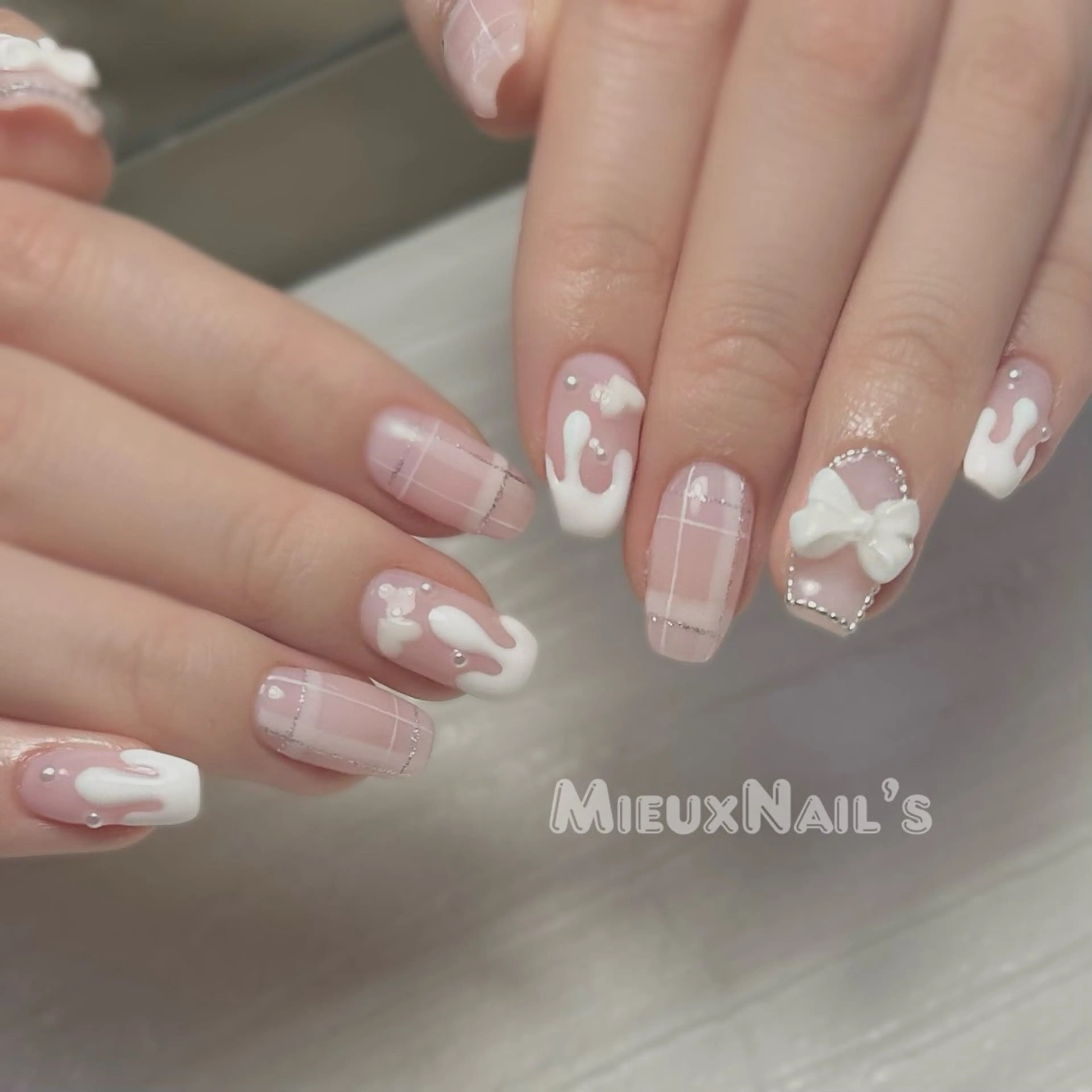 ネイル Miyu❤️‍🔥 Mieuxnailsのネイルデザイン