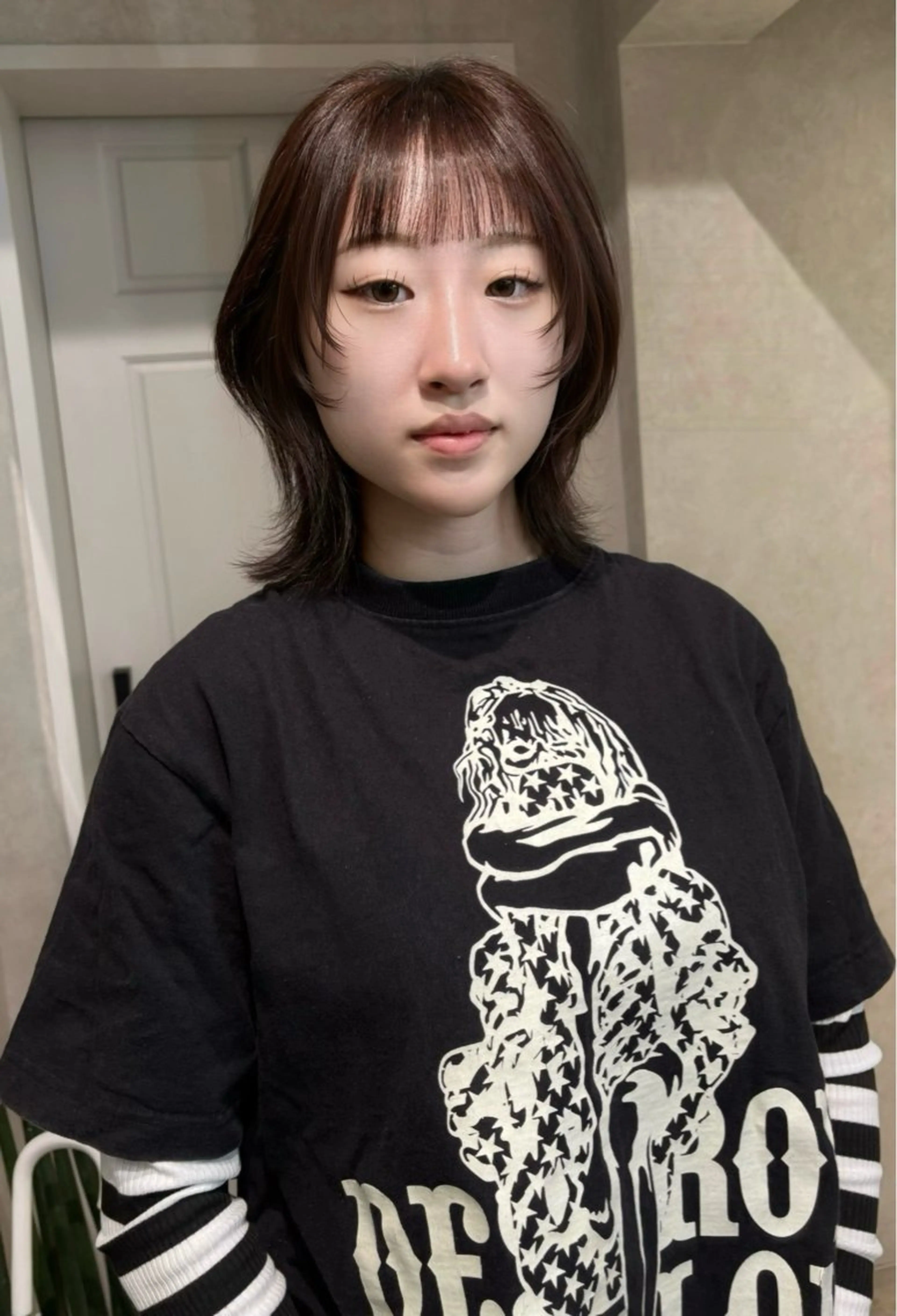 ミディアム カット 透明感モテスタイル 💞SHIORI💞のヘアスタイル