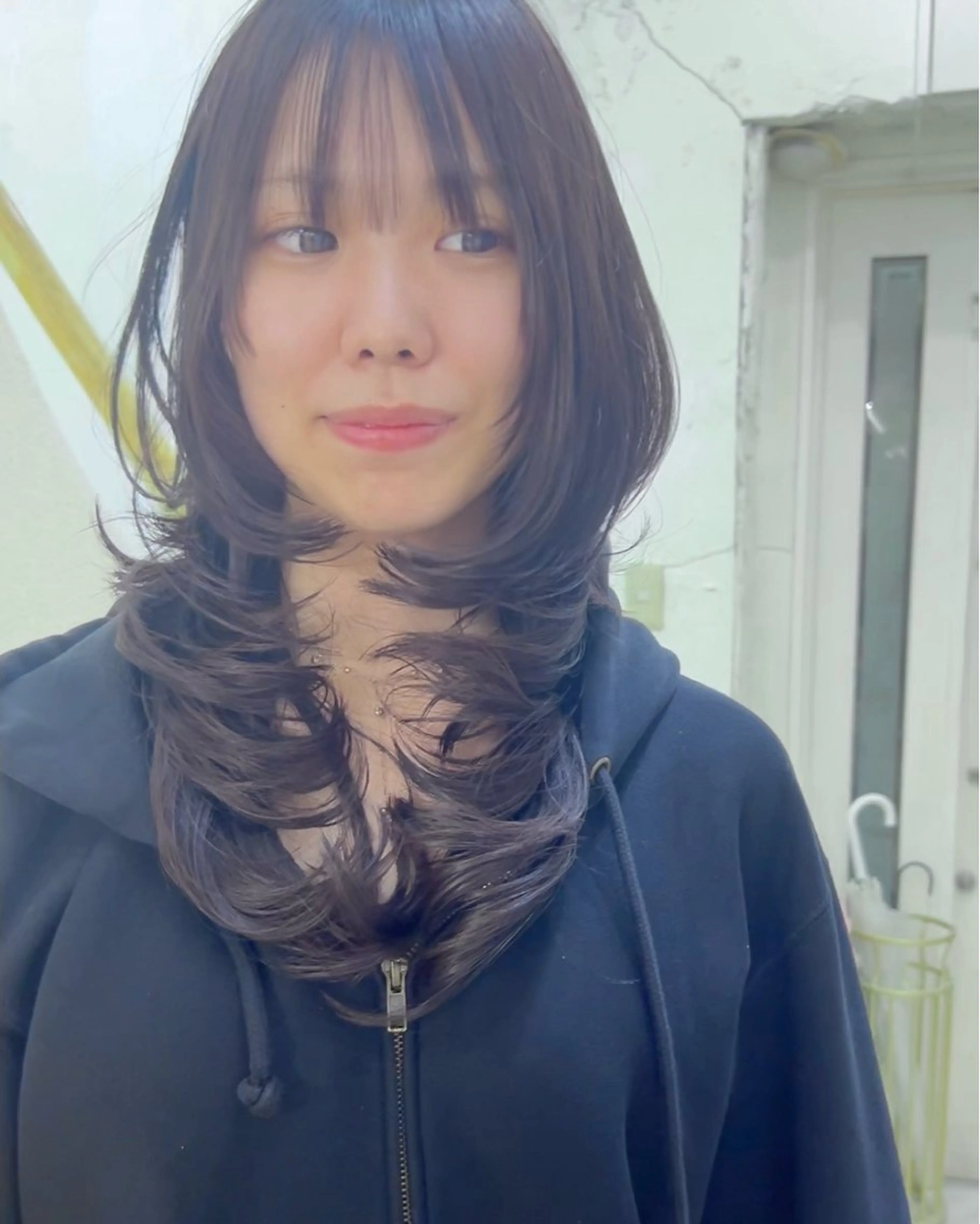 セミロング ハッシュカット カット トリートメント レイヤー/エクステ alpha下妻のヘアスタイル