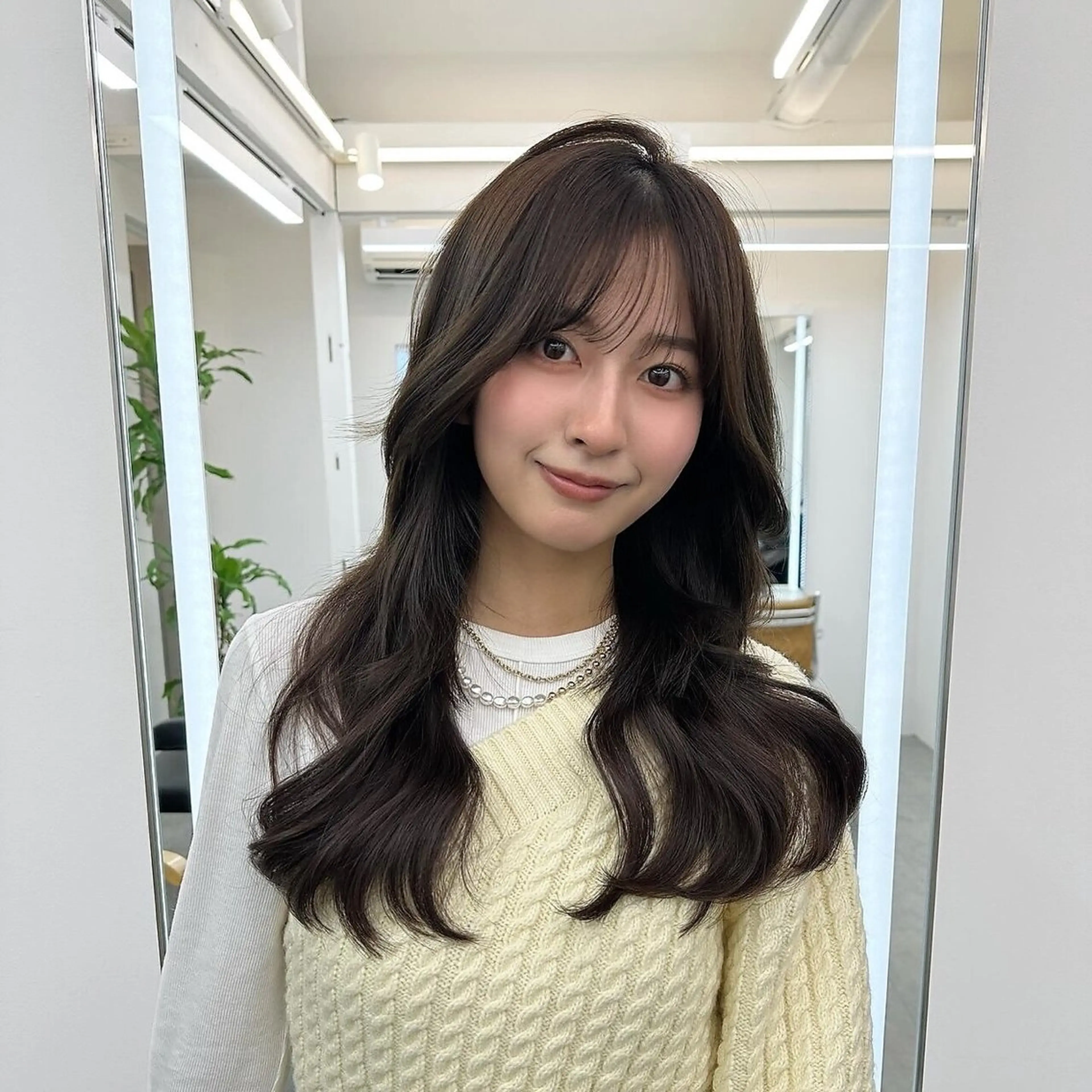 ロング シールエクステ ボブ エクステ ロング 吉村 憂々のヘアスタイル
