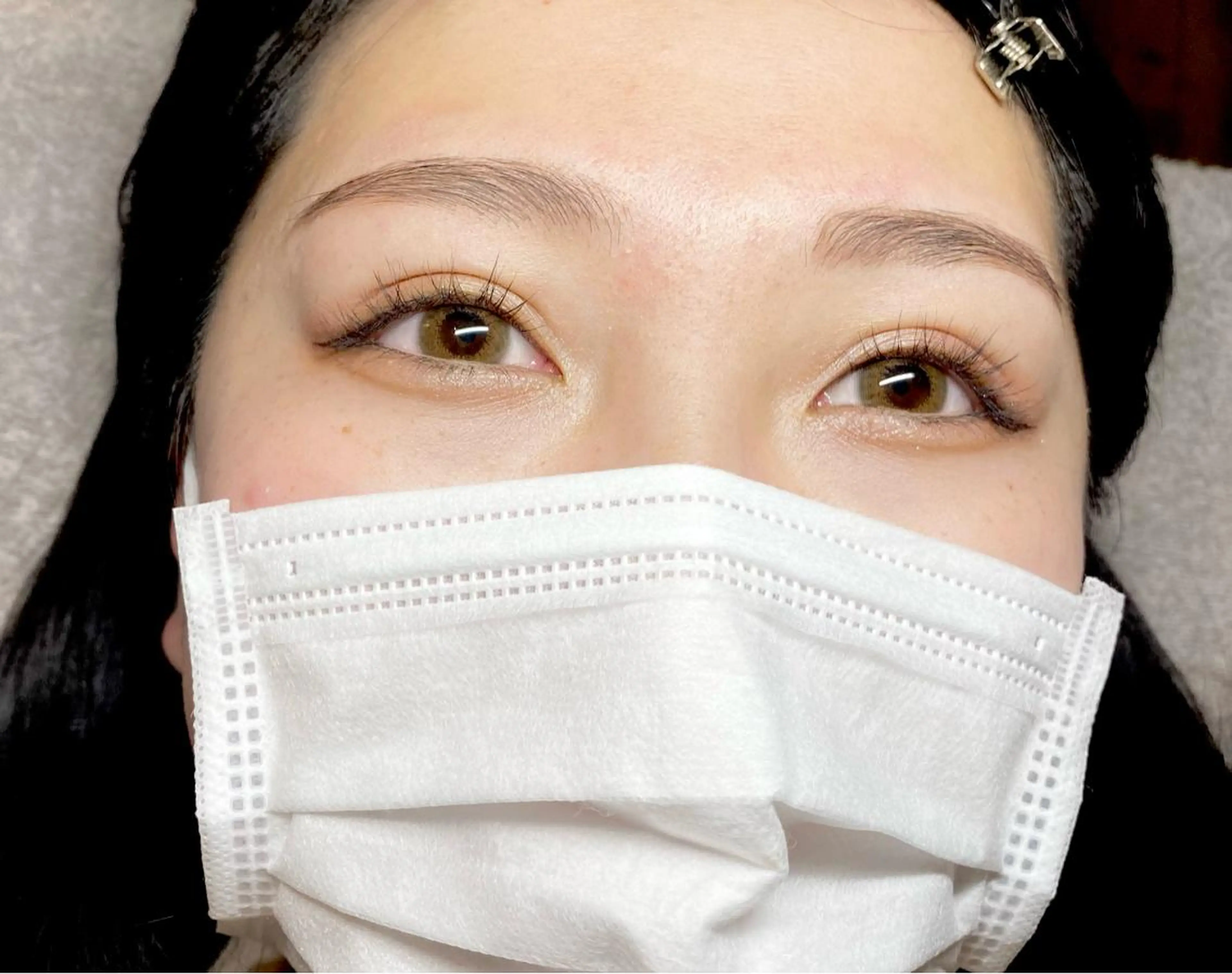 【撮影モデル限定】今流行りのワンホンマツエクの写真