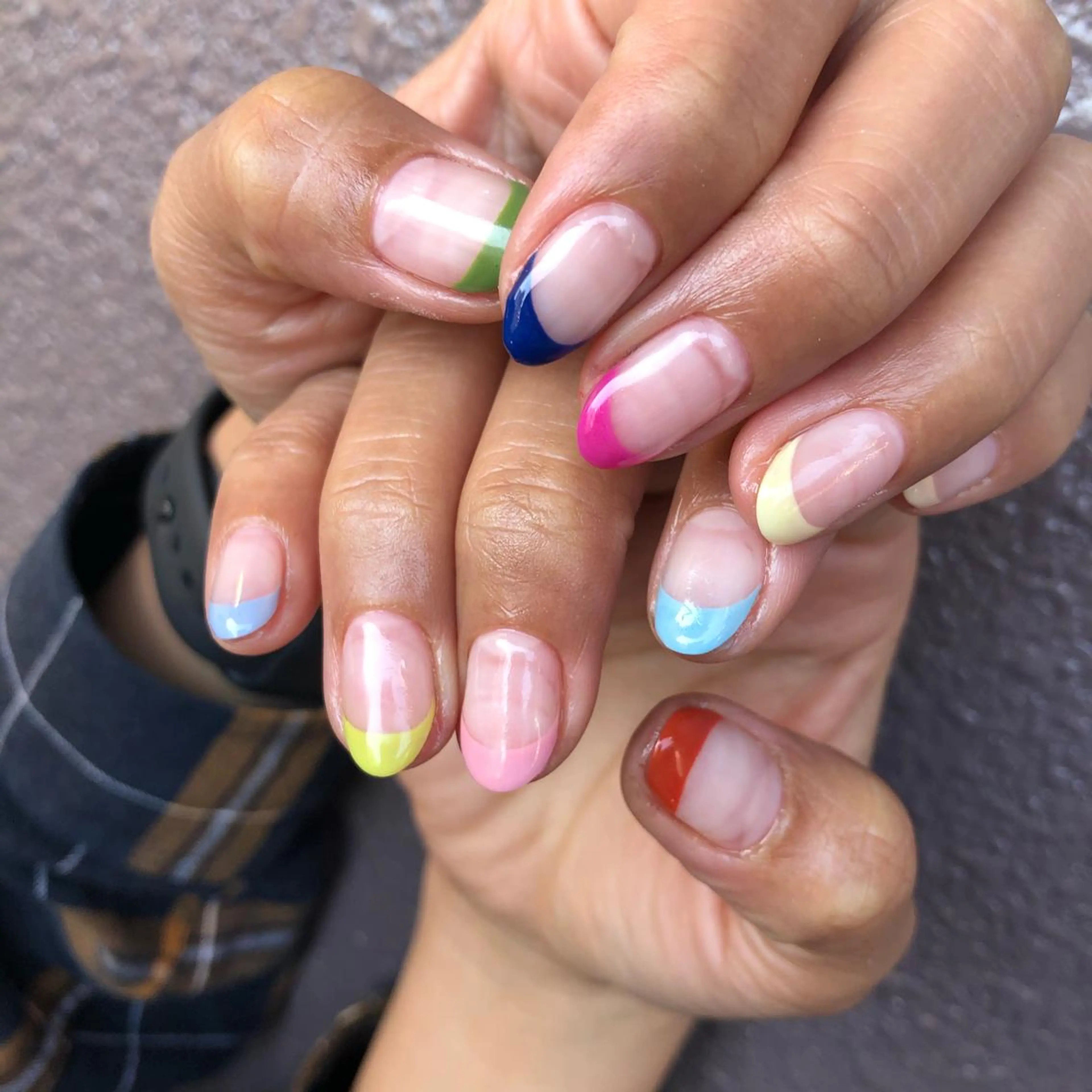 ロング カラー ヘアアレンジ キッズ ネイル マツエク・マツパ 福田 加奈のネイルデザイン