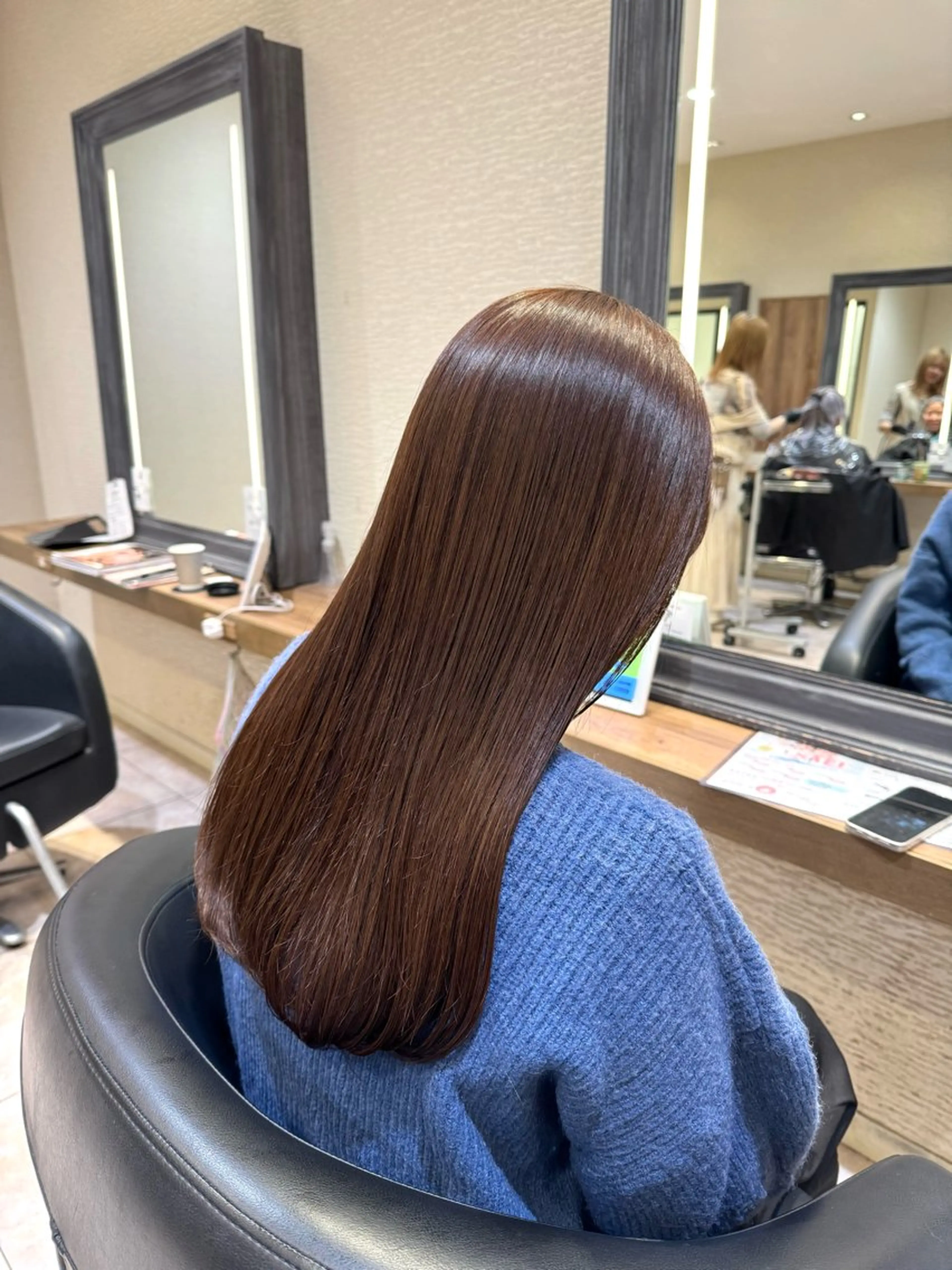 ロング カラー さら艶レイヤーカット 🩶Suzuneのヘアスタイル