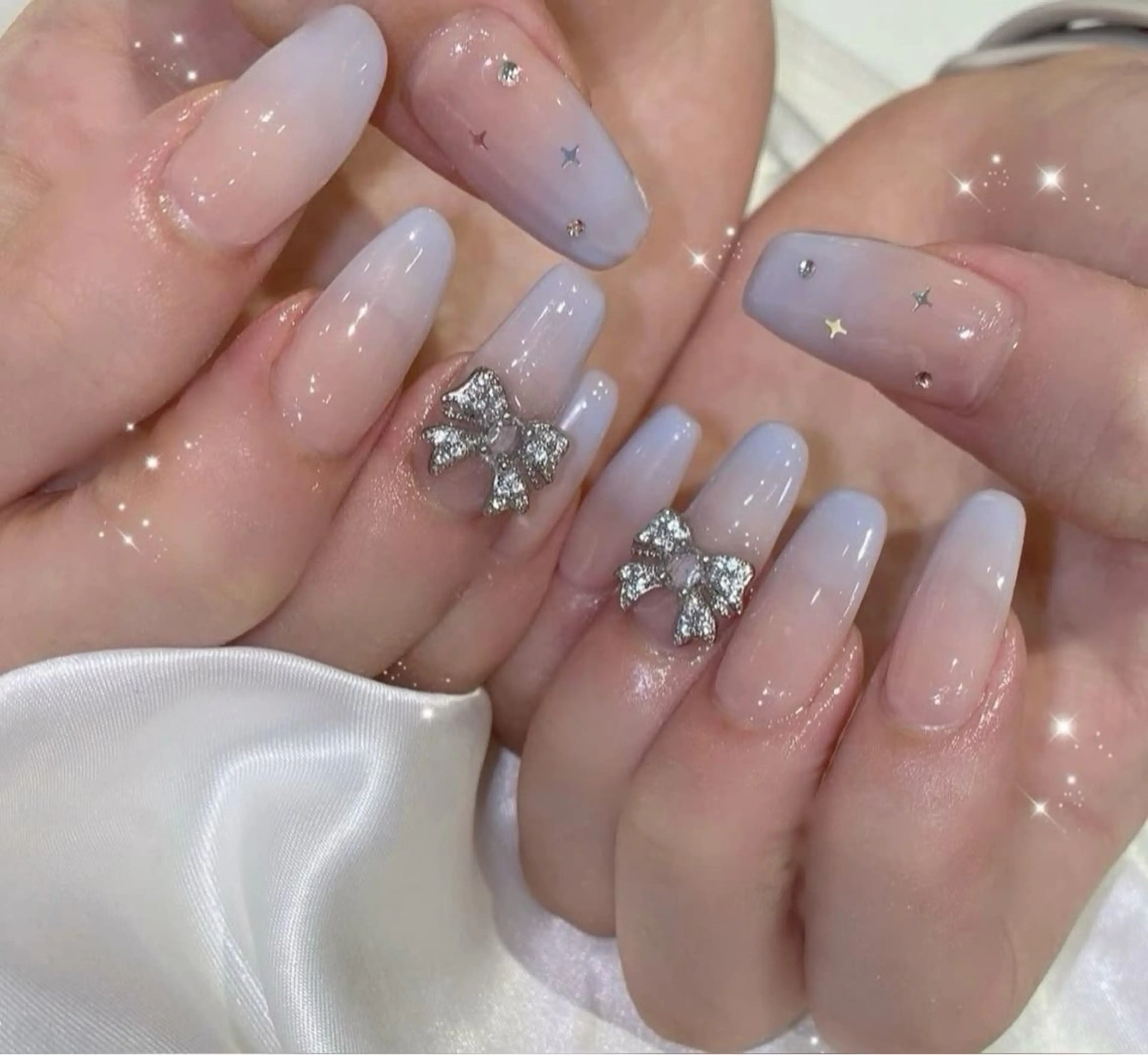 ネイル 韓国ネイル 持ち込み ニュアンスネイル ネイルチップ 冬ネイル LISA ANA.CHUOのネイルデザイン