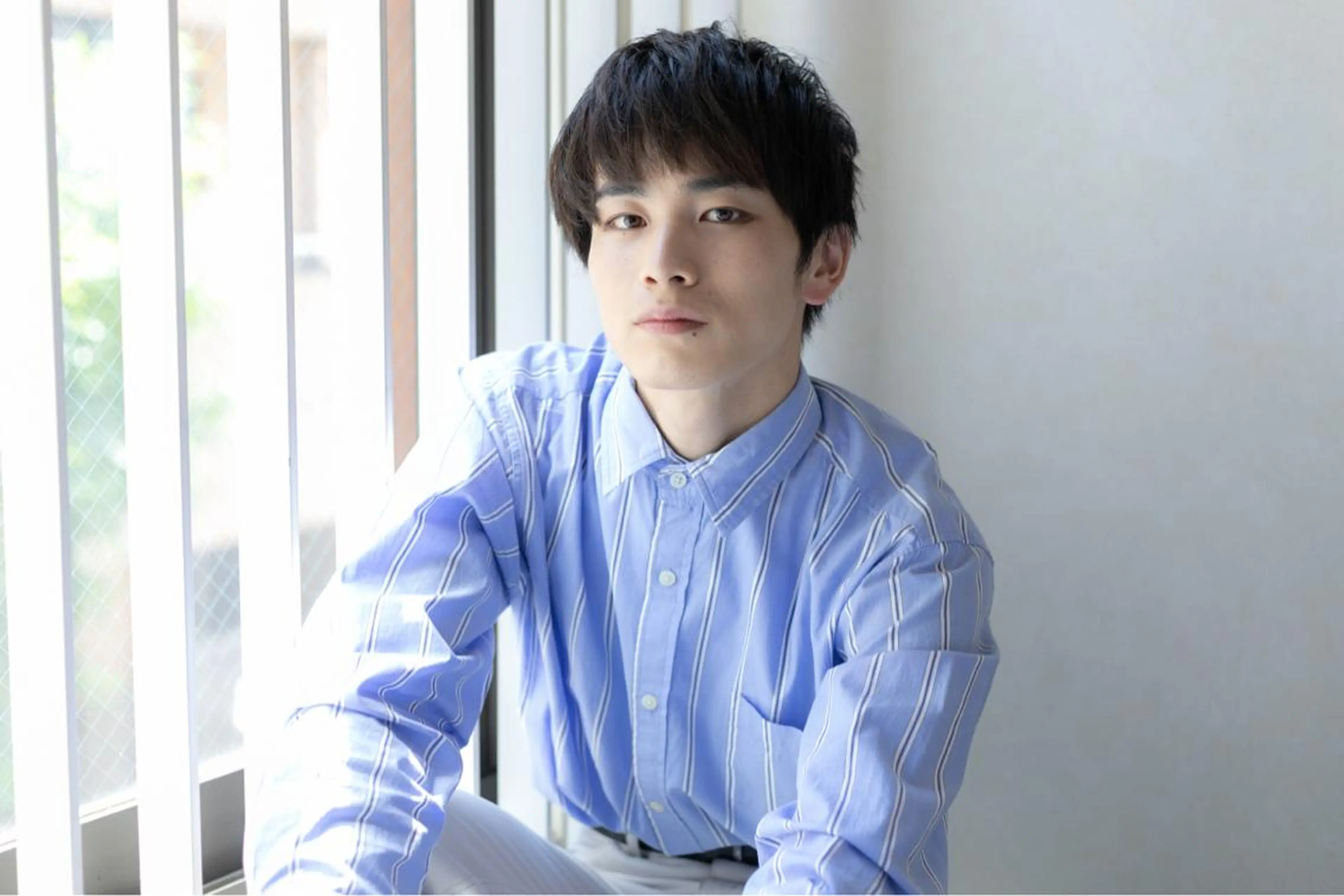 ショート ヘアアレンジ メンズ カット パーマ 柳井 準平のヘアスタイル