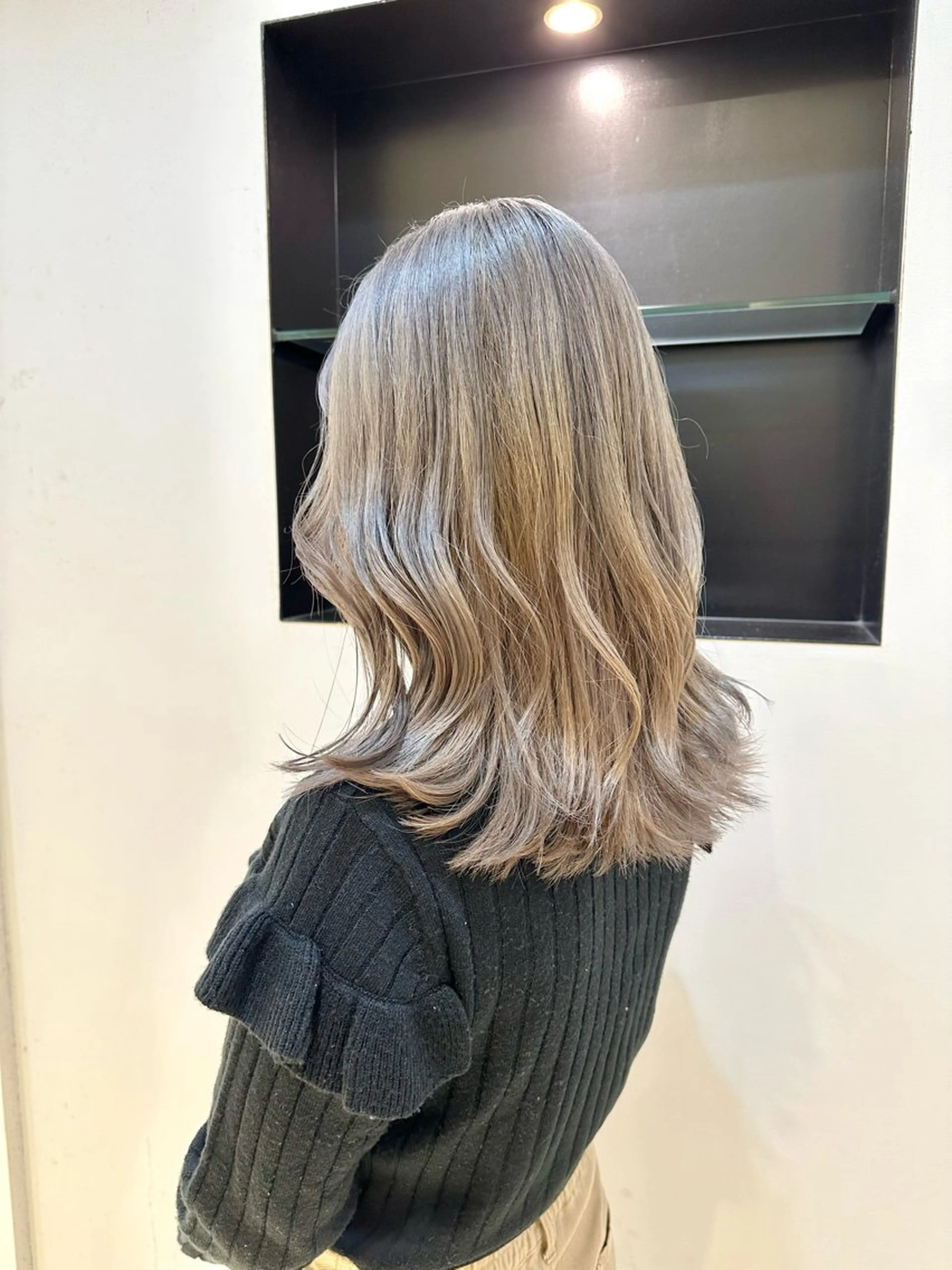 ミディアム カラー 十場【髪質改善】 【ダブルカラー】のヘアスタイル