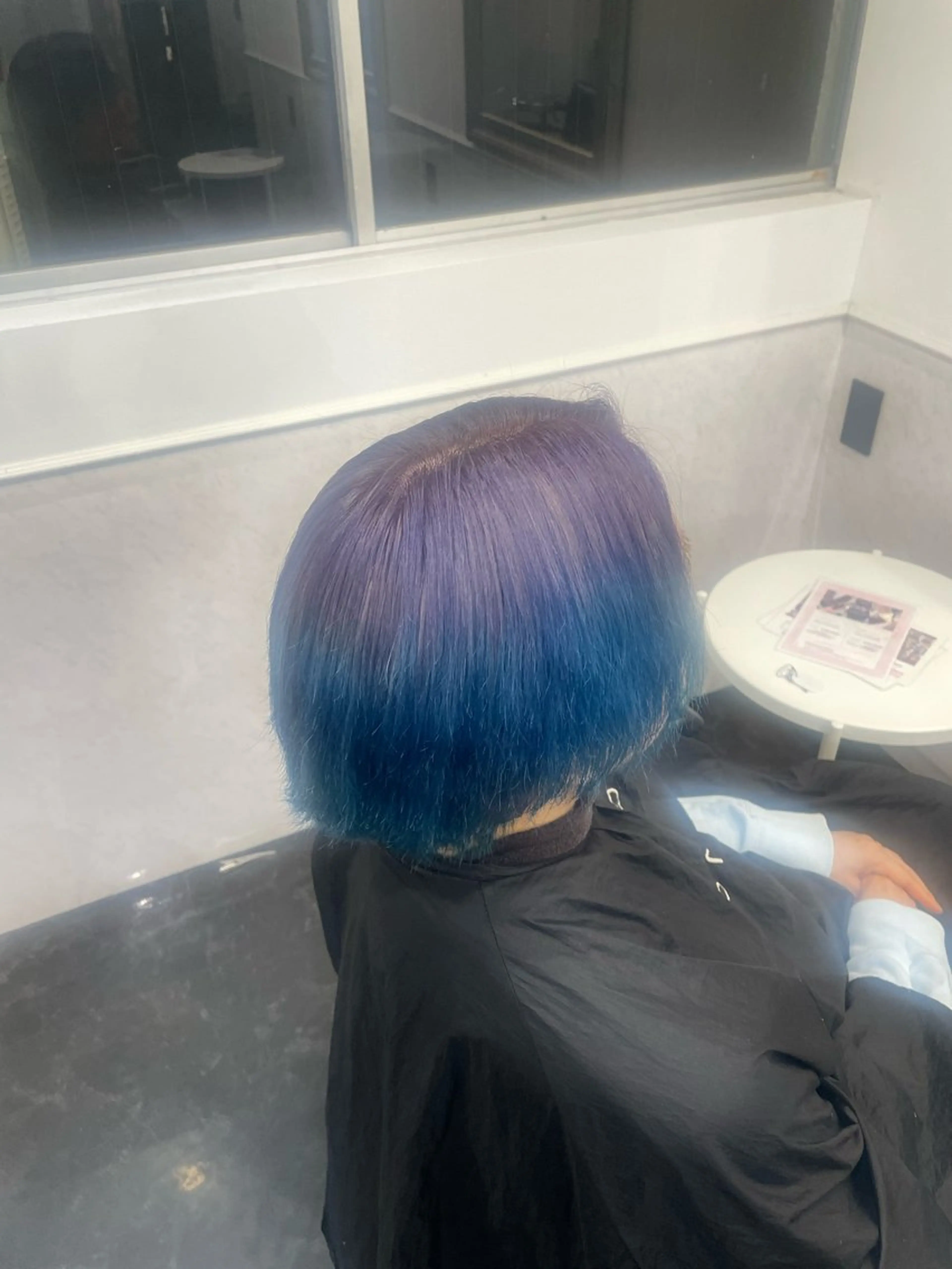 ミディアム 抜け感/ワンカラー/ 明大前/桑田のヘアスタイル