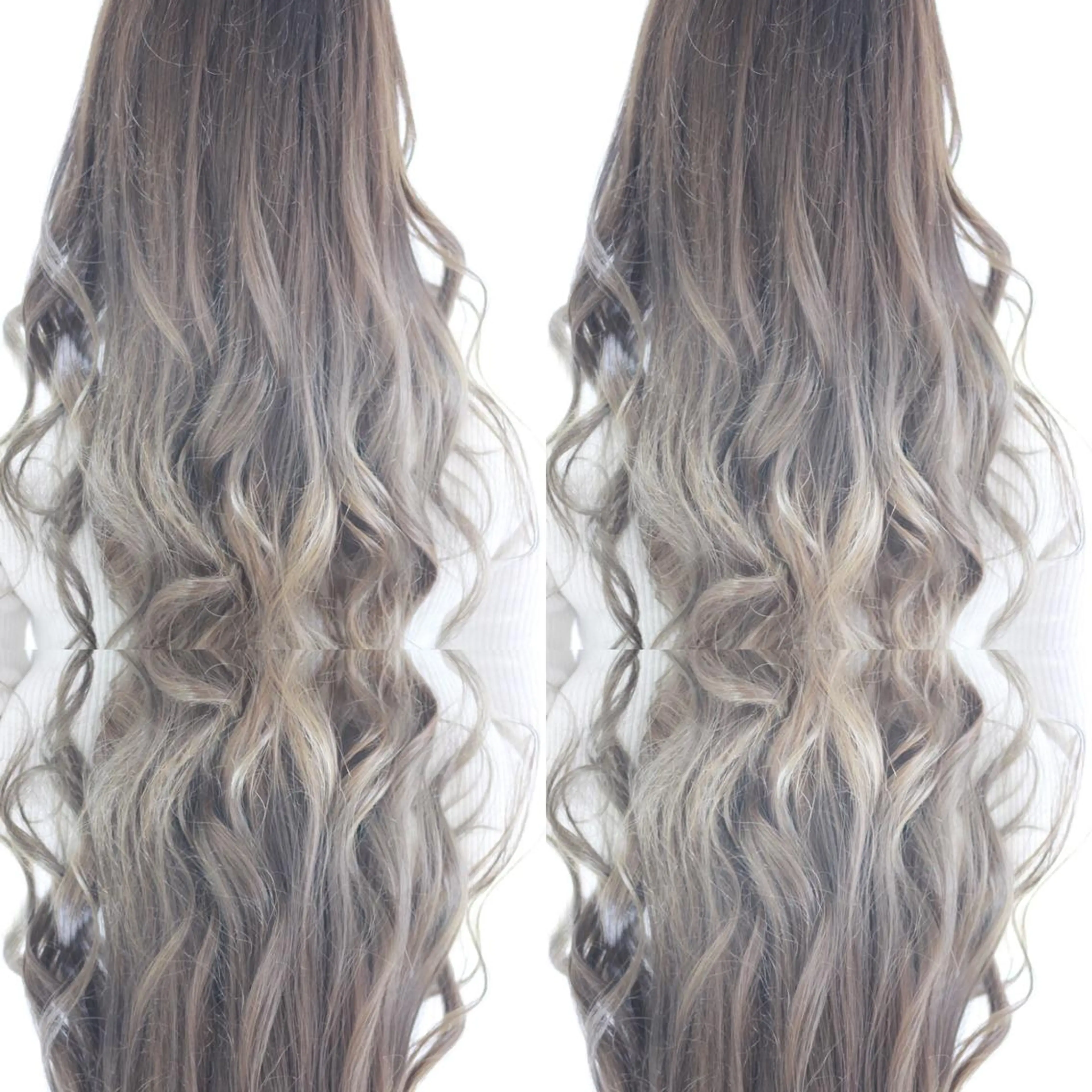 ロング カラー グラデーションカラー ヘアカラー トリートメント LUXBE LUCEのヘアスタイル