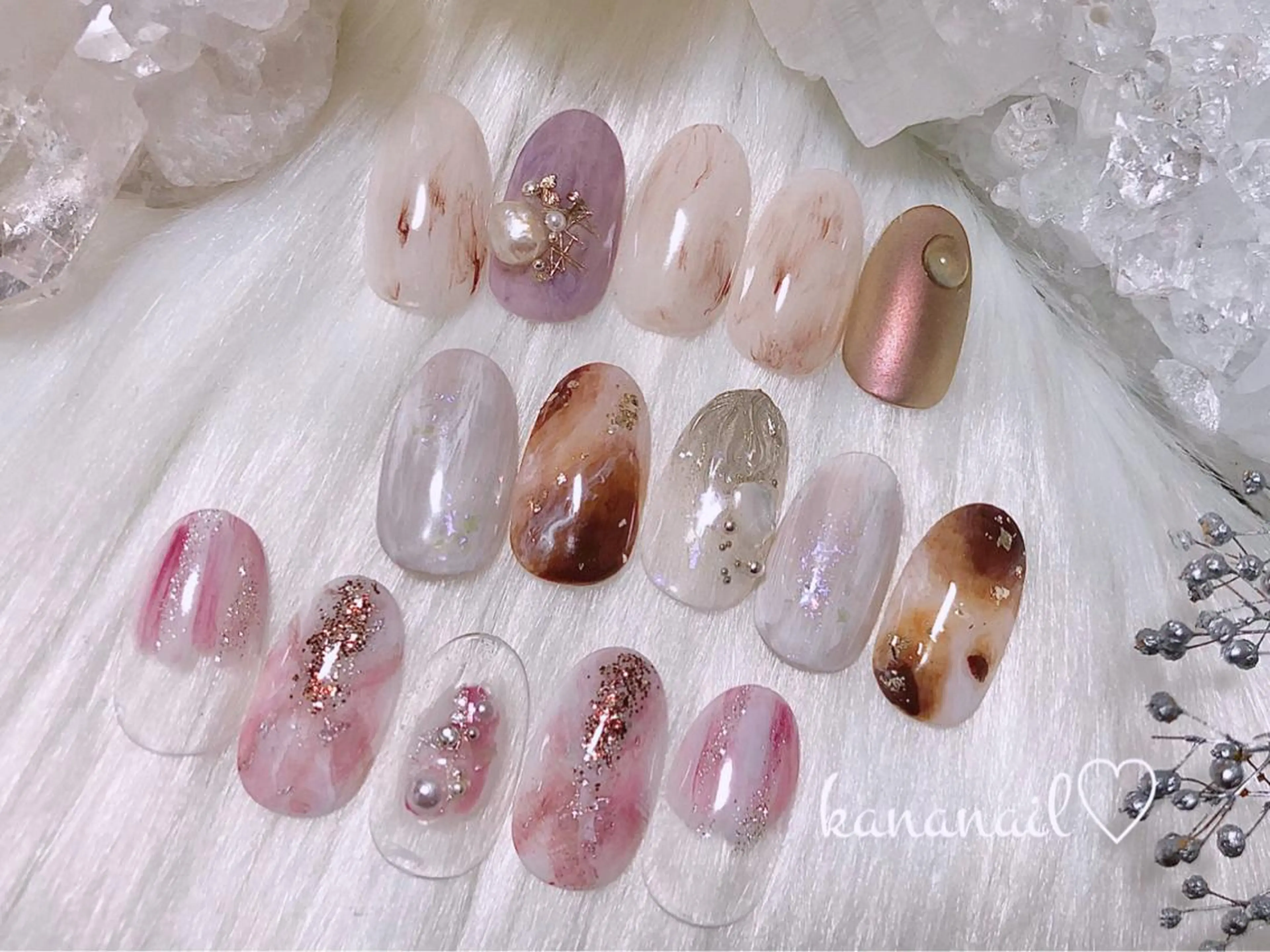 ネイル ミディアムネイル kananail ♡のネイルデザイン