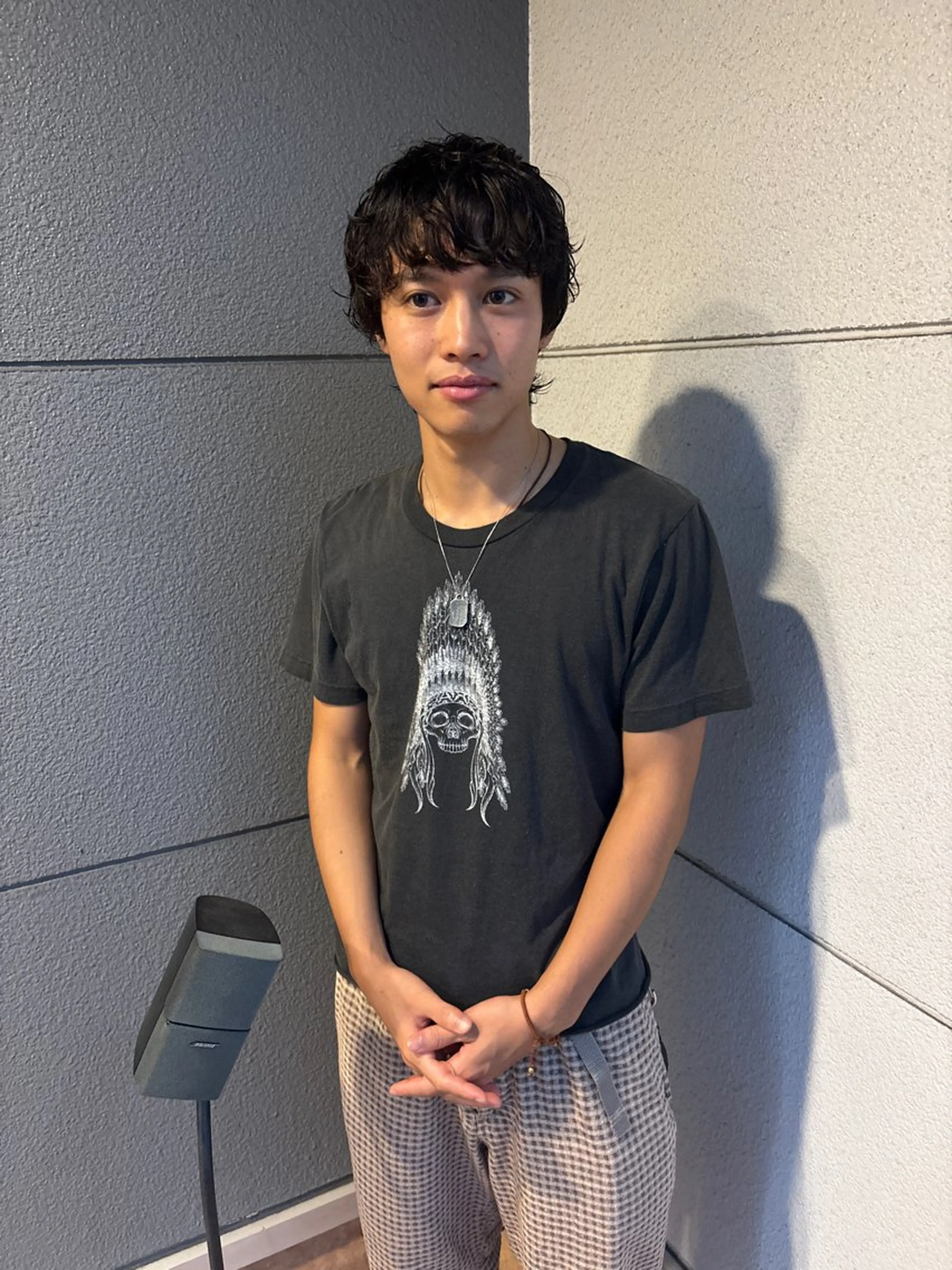 パーマ メンズ メンズパーマ 安藤楓華 fuka andoのヘアスタイル