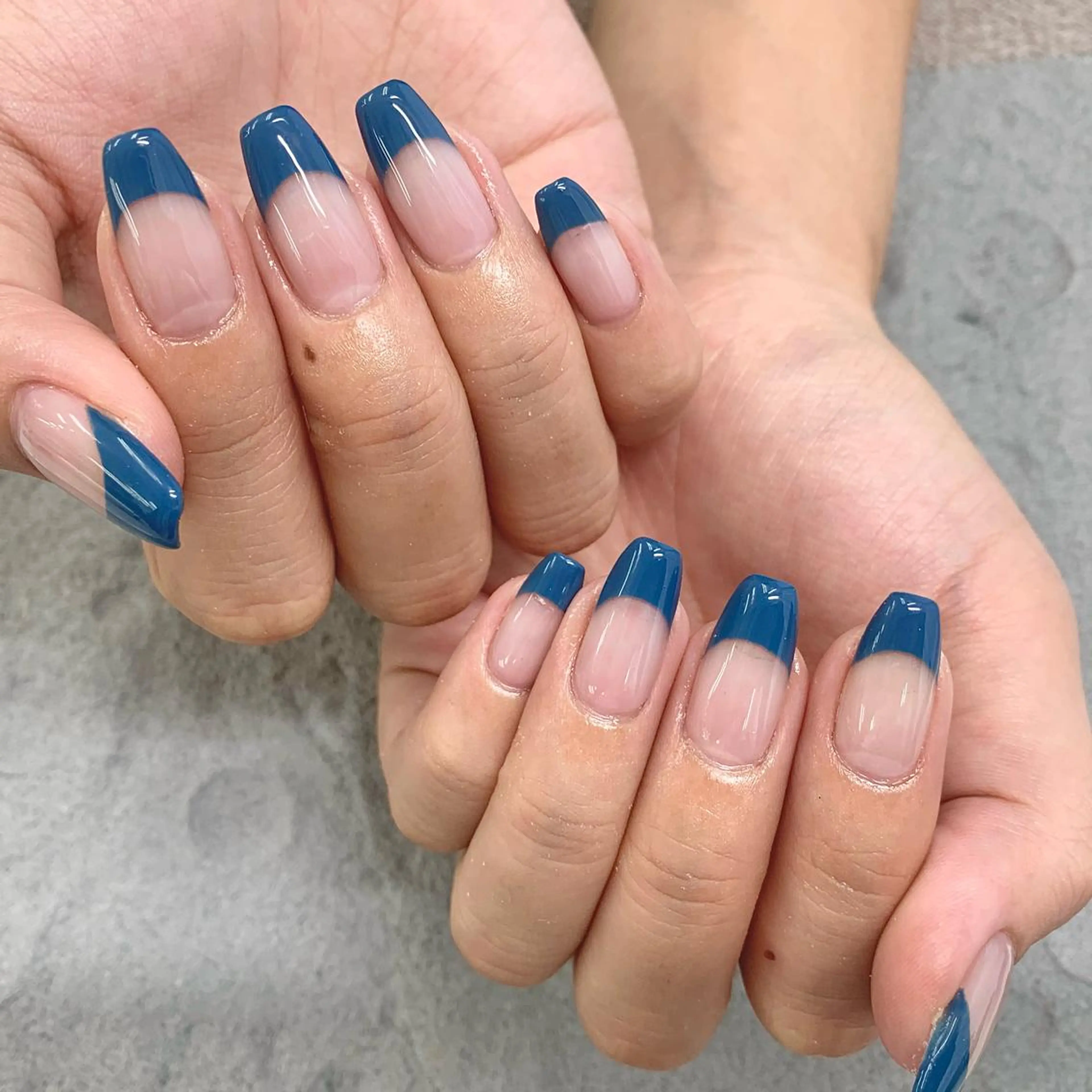 ネイル フレンチネイル SAPHIR nail & eyeのマツエク・マツパデザイン