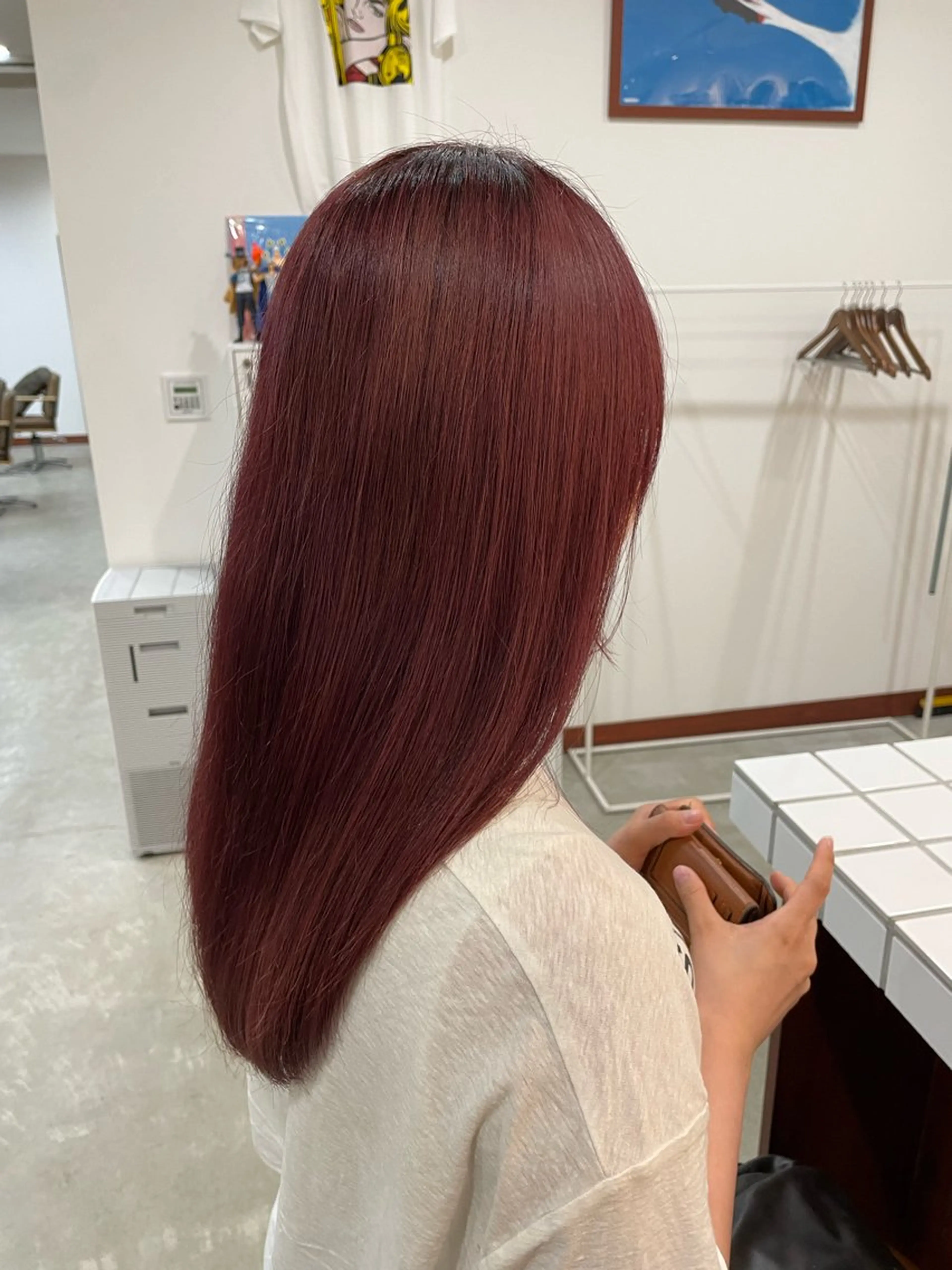 カラー ヘアカラー 白井 花楓のヘアスタイル