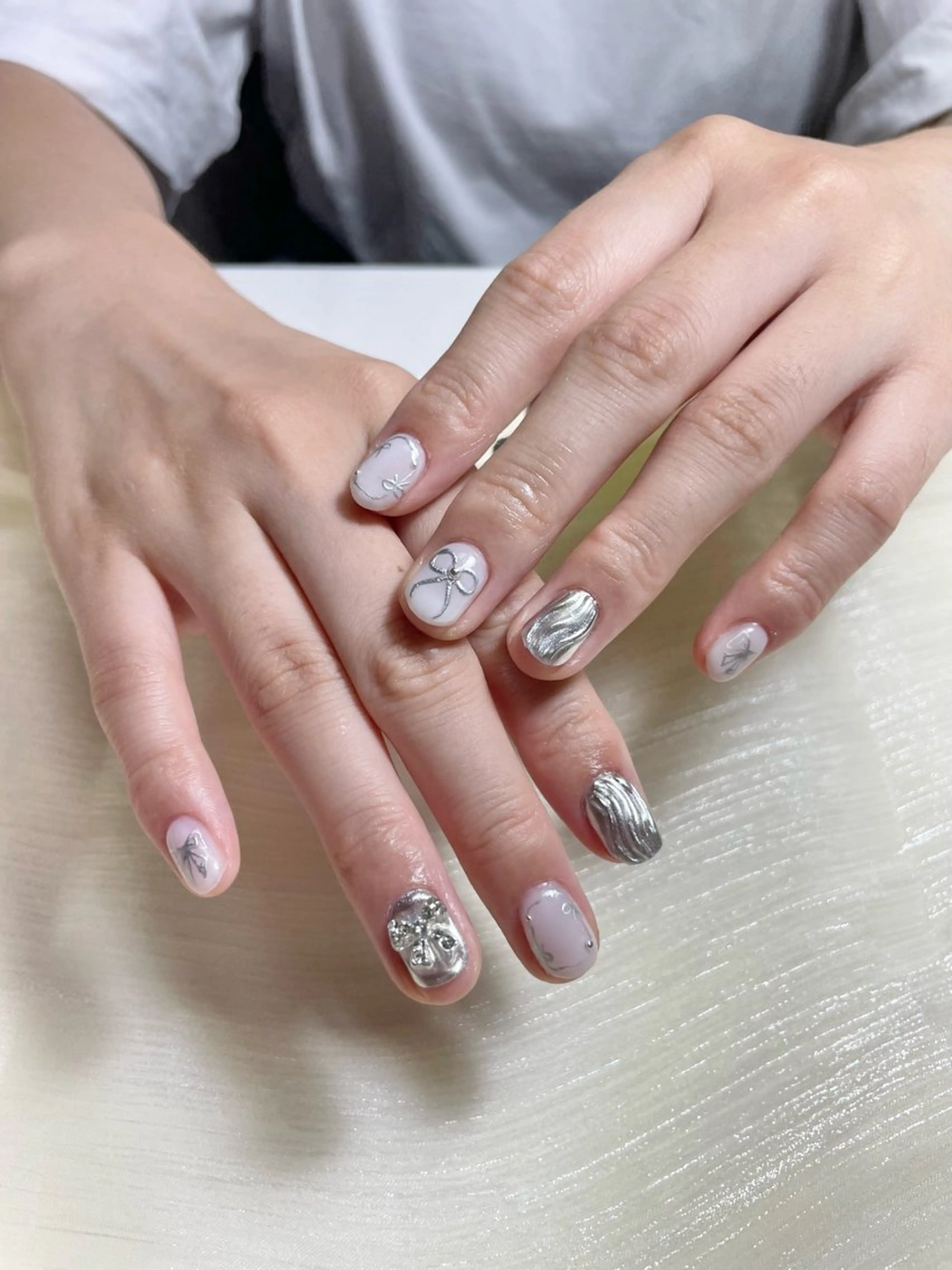 ネイル ハンドネイル By moonネイル 🌷ワンホン/韓国風のネイルデザイン