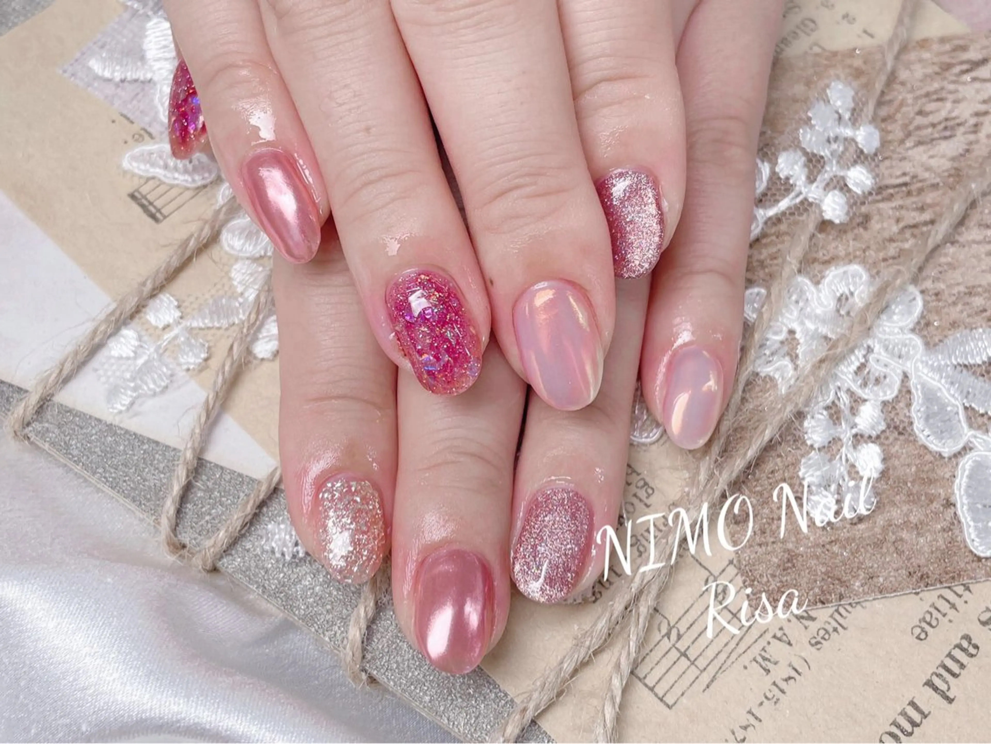 ネイル ハンドネイル RI SA☀️ リサのネイルデザイン