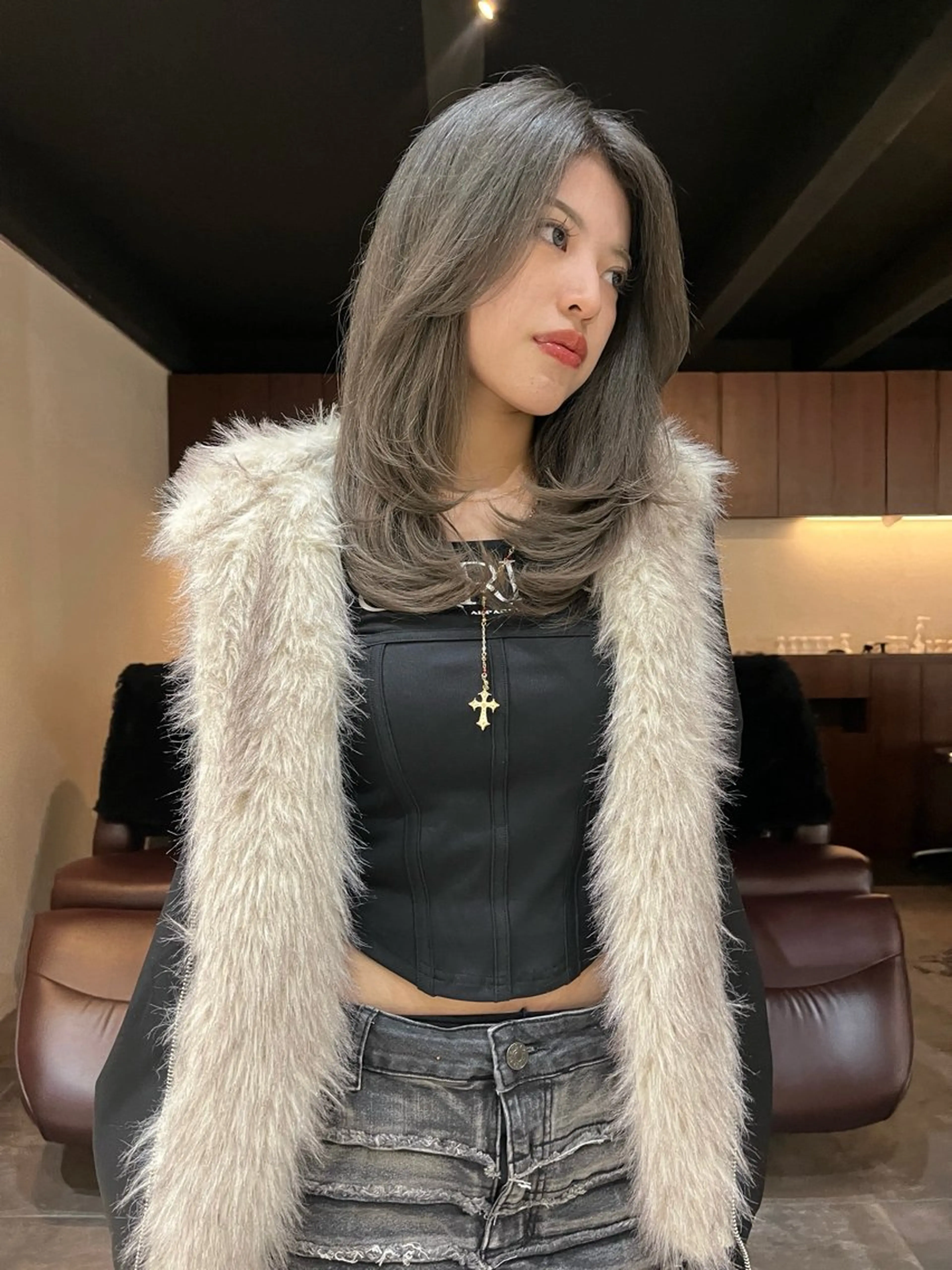 セミロング 🖤エクステ/ハイト ーン/KANNA🖤のヘアスタイル