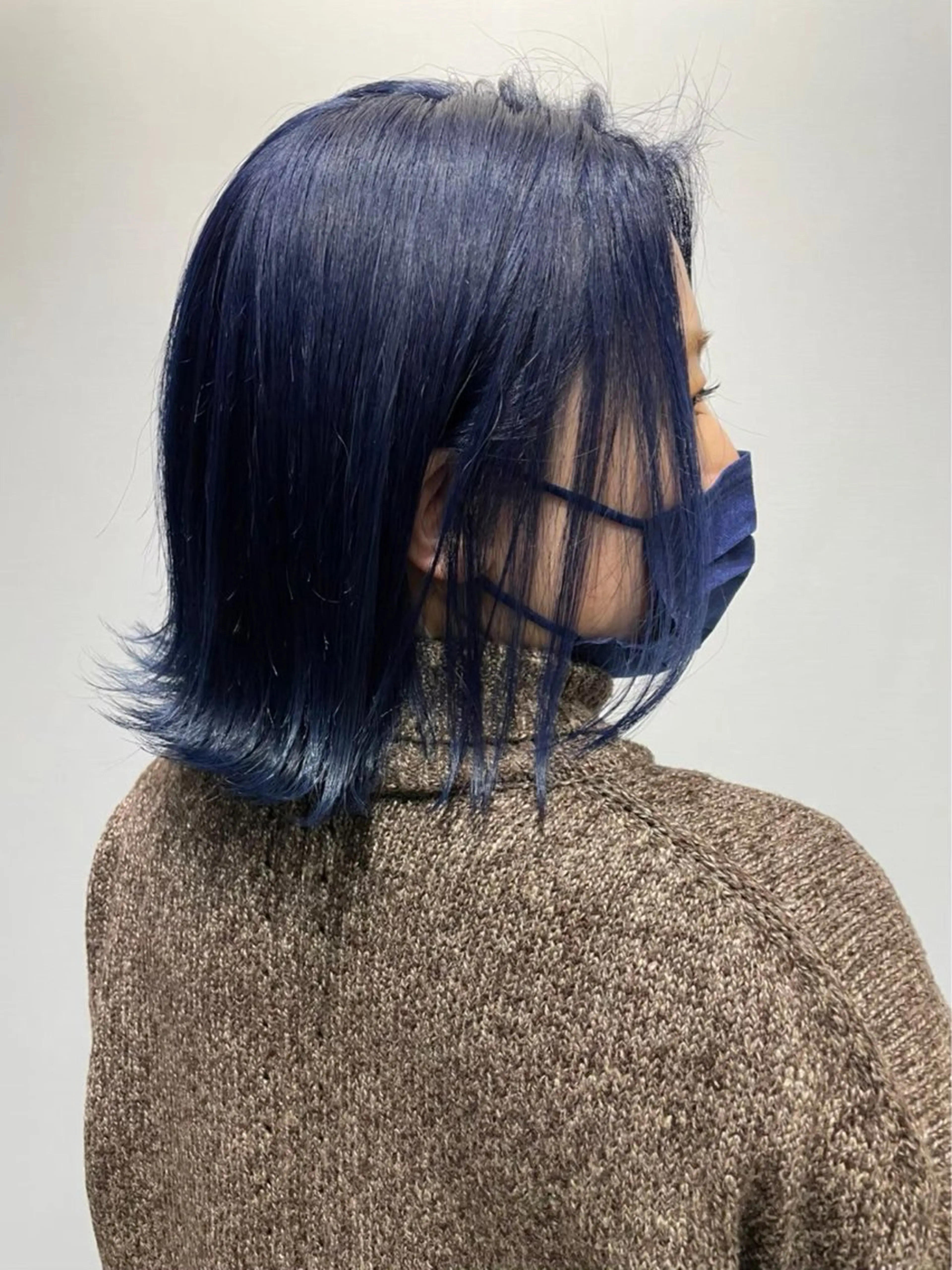 ミディアム カラー ブルーカラー ブルーバイオレット バイオレットカラー SHOEI 【nero】のヘアスタイル