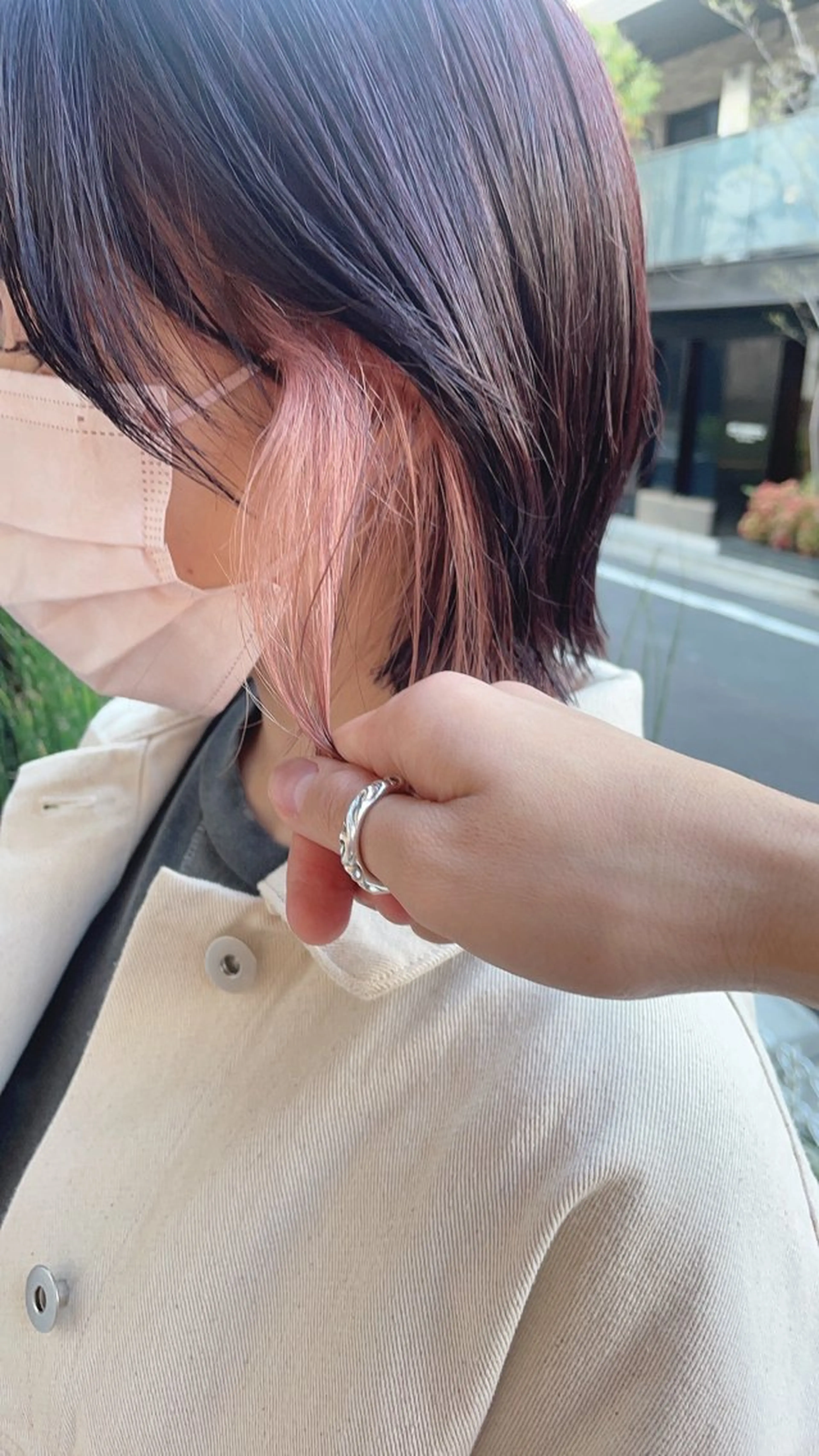 ショート カラー ヘアカラー Say. Reeのヘアスタイル