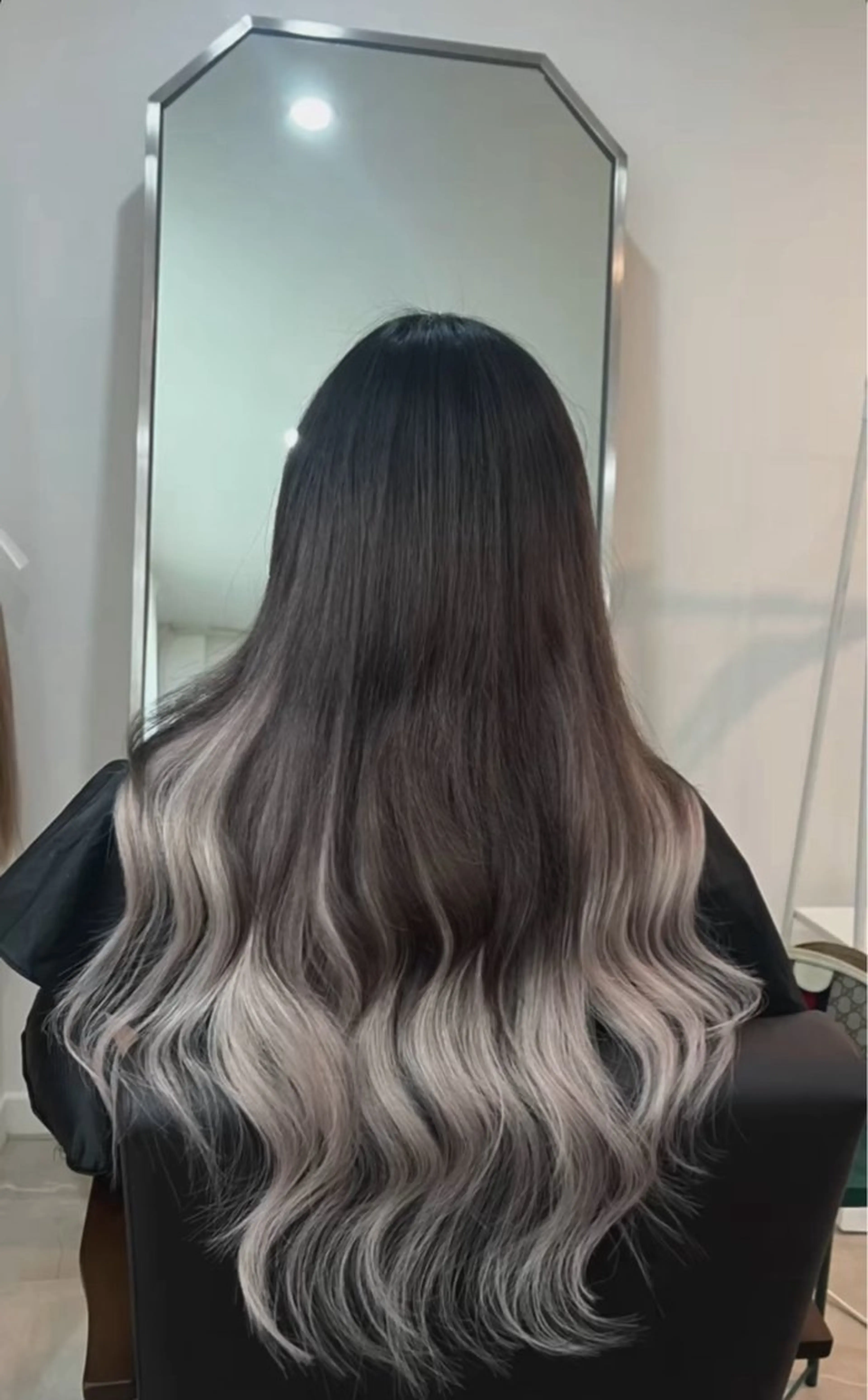 ロング 🎀韓国スリムタッキ 羽エクステ🎀kiiのヘアスタイル