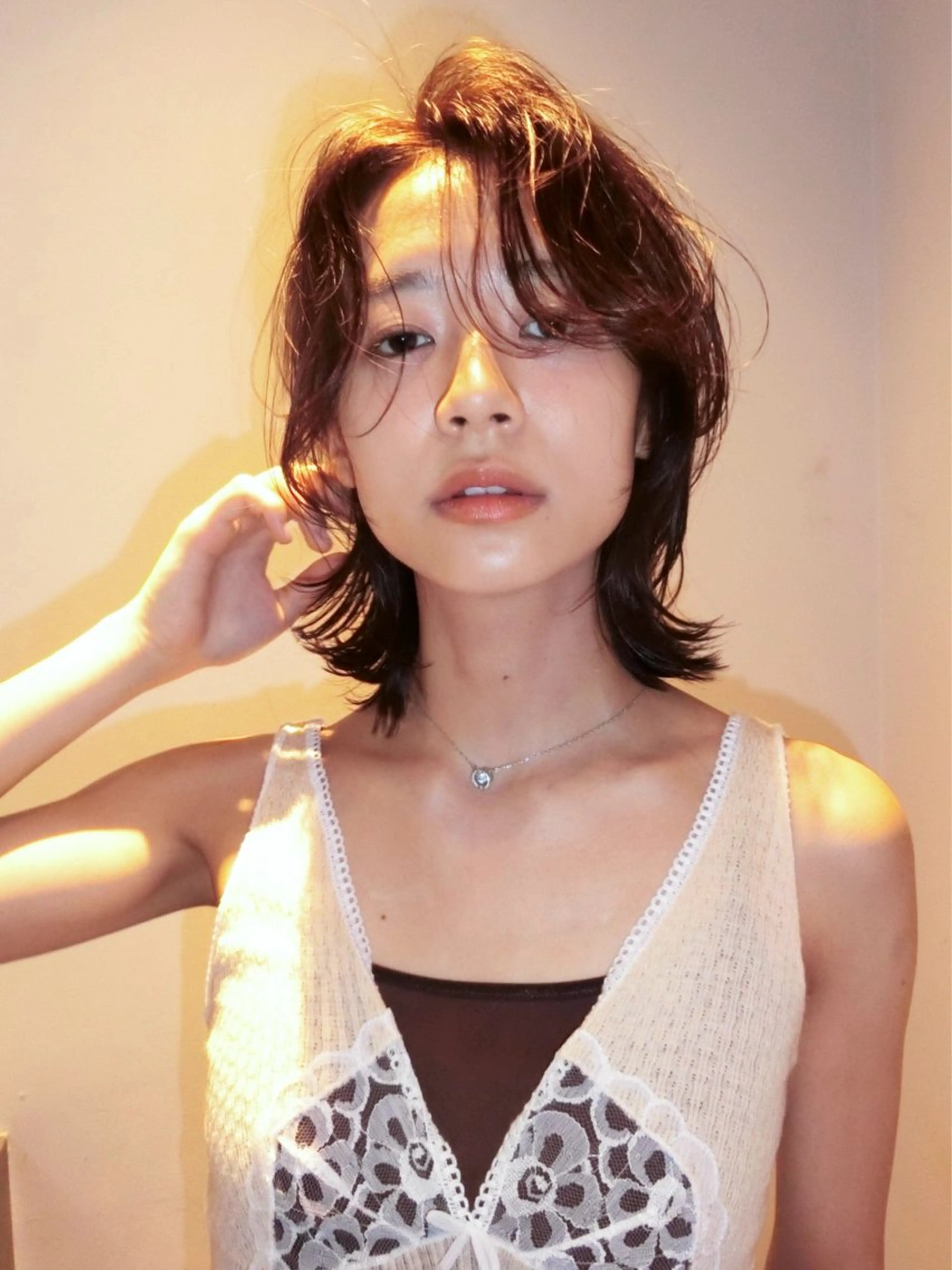 ミディアム Aoi/ボブ/ レイヤー/表参道のヘアスタイル