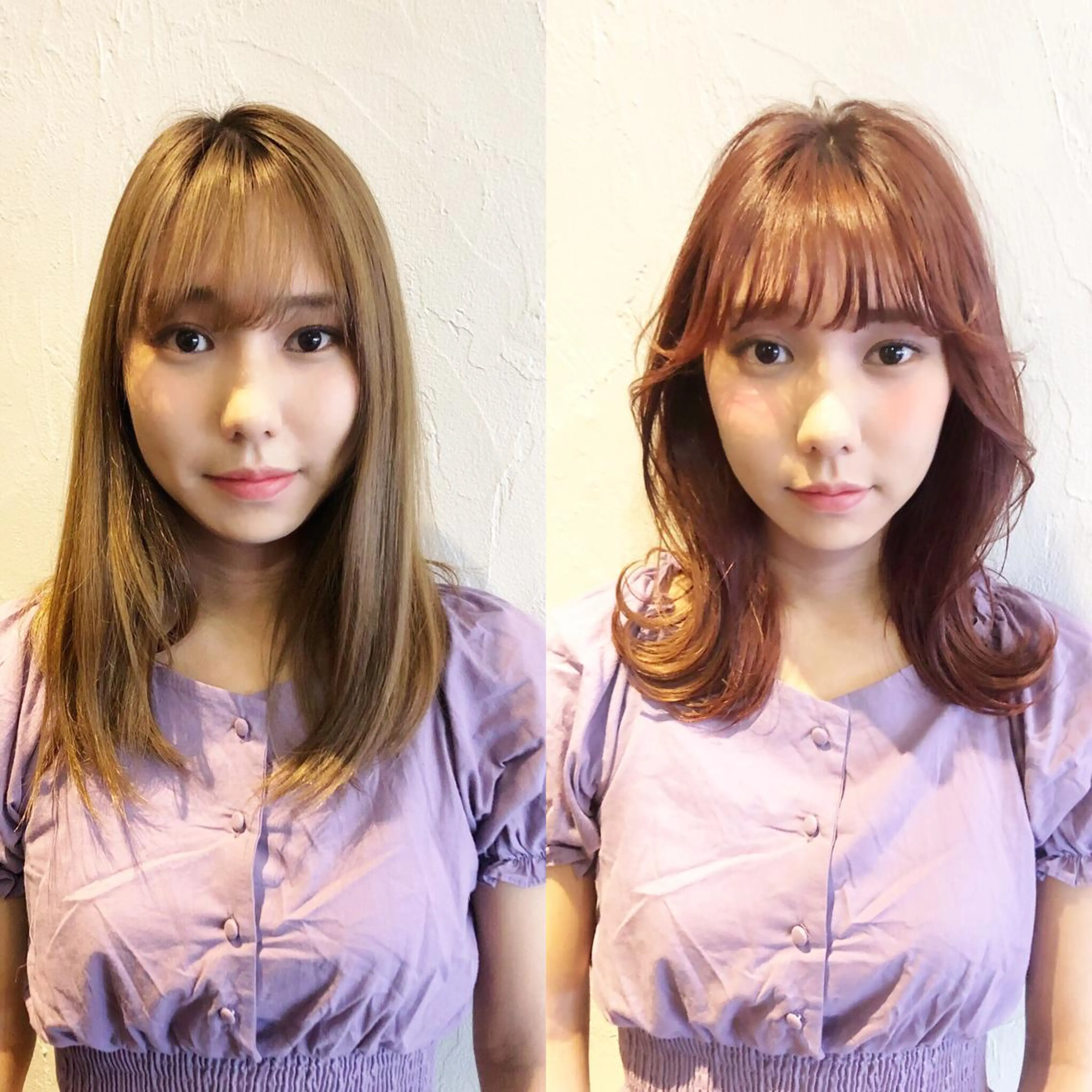 ミディアム 髪質改善縮毛矯正 専門店のヘアスタイル