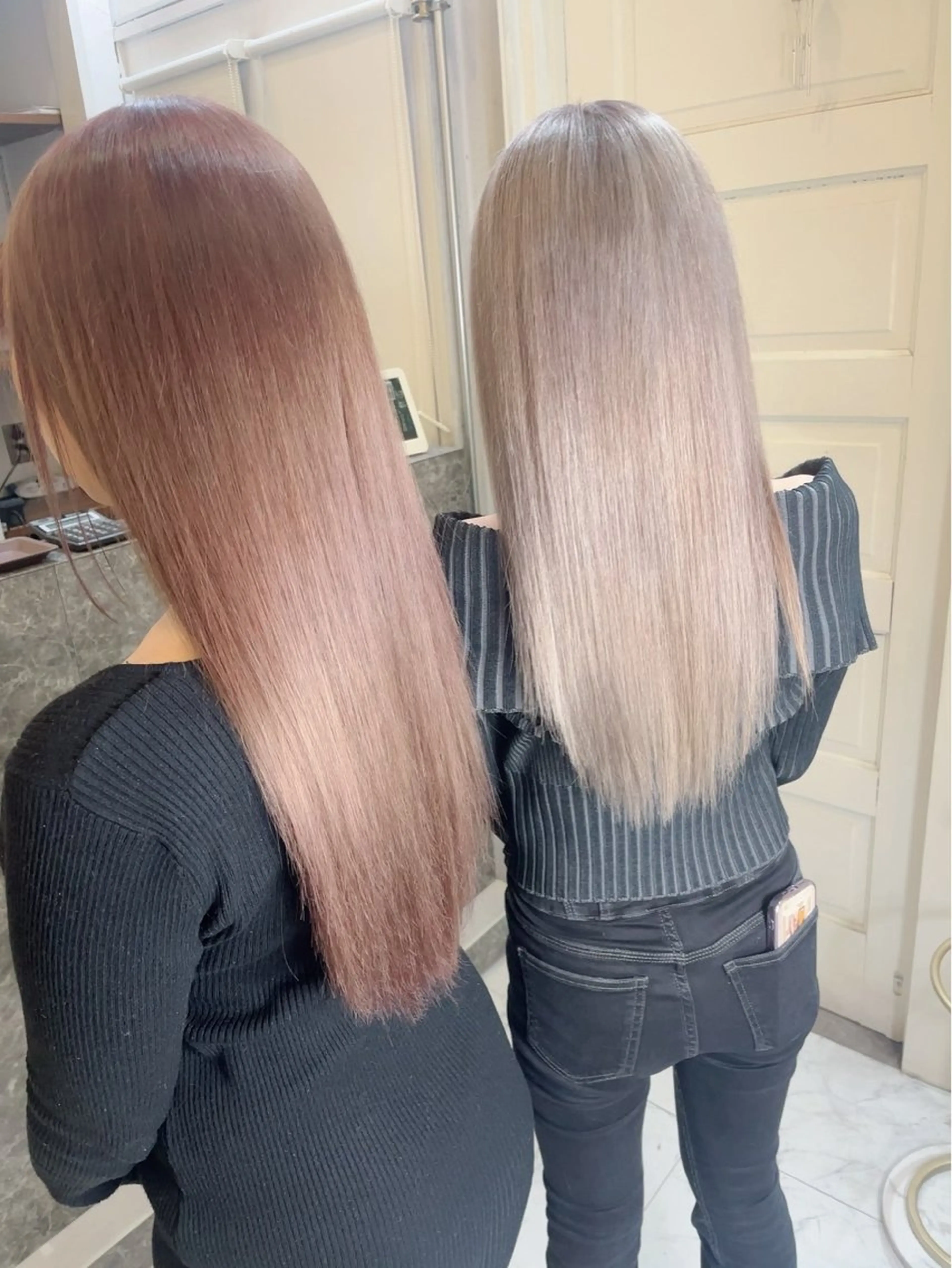 ロング カット ヘアカラー トリートメント 💎JADE GRACE💎のヘアスタイル