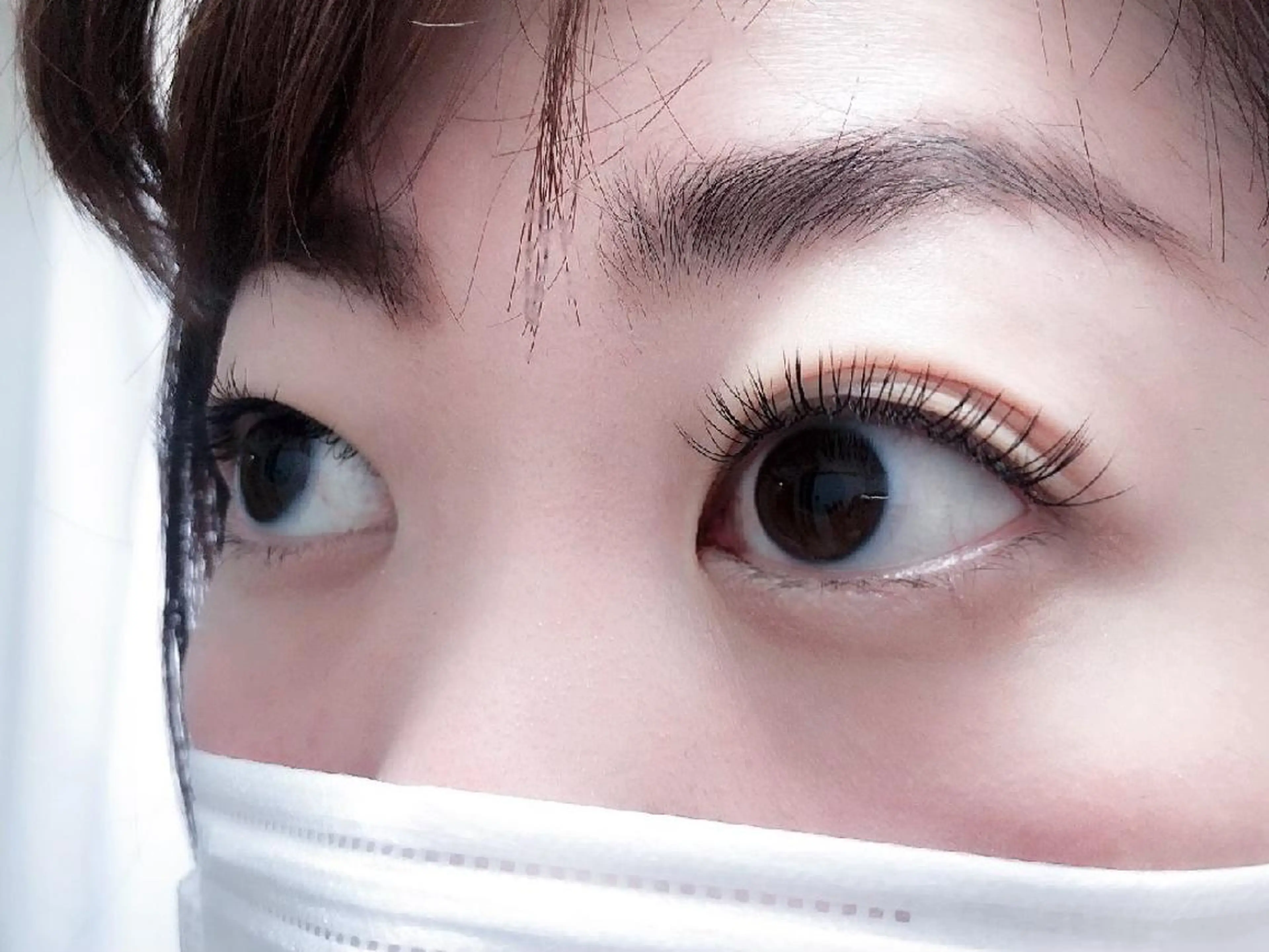 マツエク・マツパ 付け放題 フラットラッシュ ナチュラル まつげパーマ セクシー マツエク 吉岡 ゆうなのマツエク・マツパデザイン