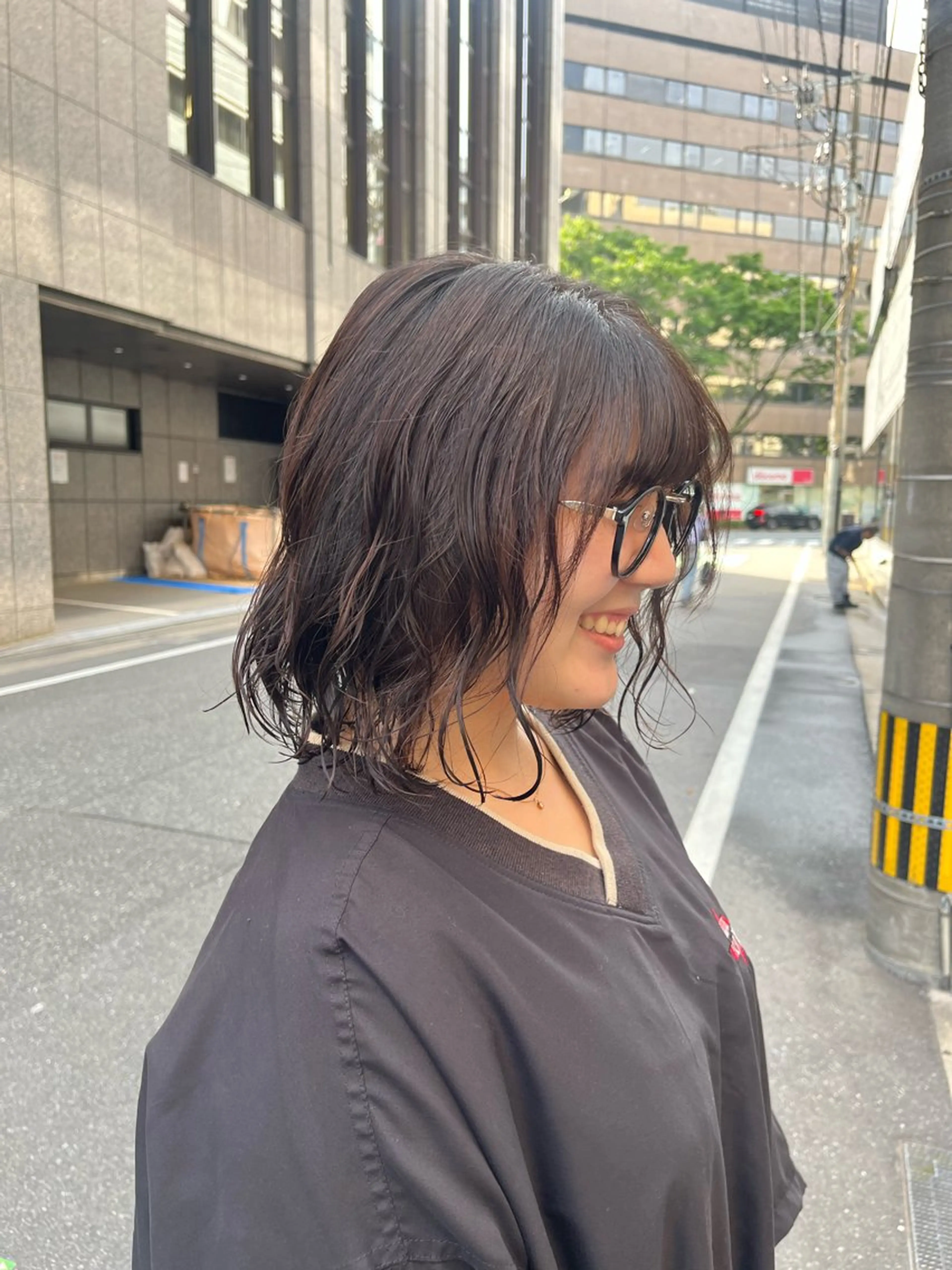 ミディアム パーマ はるか/ CosyVelvetのヘアスタイル